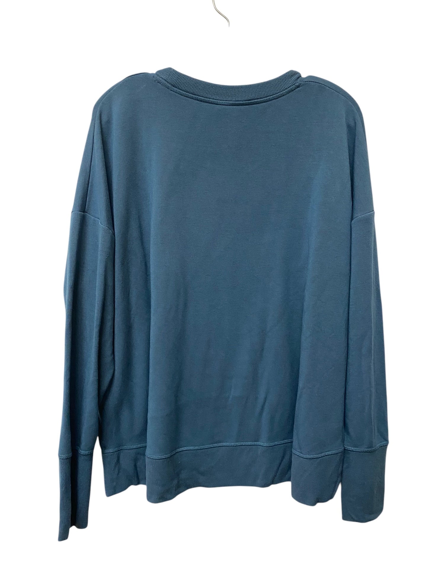 Athletic Sweatshirt Crewneck By Athleta In Blue, Size: 1x