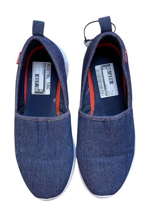 Shoes Flats By Levis In Blue, Size: 8