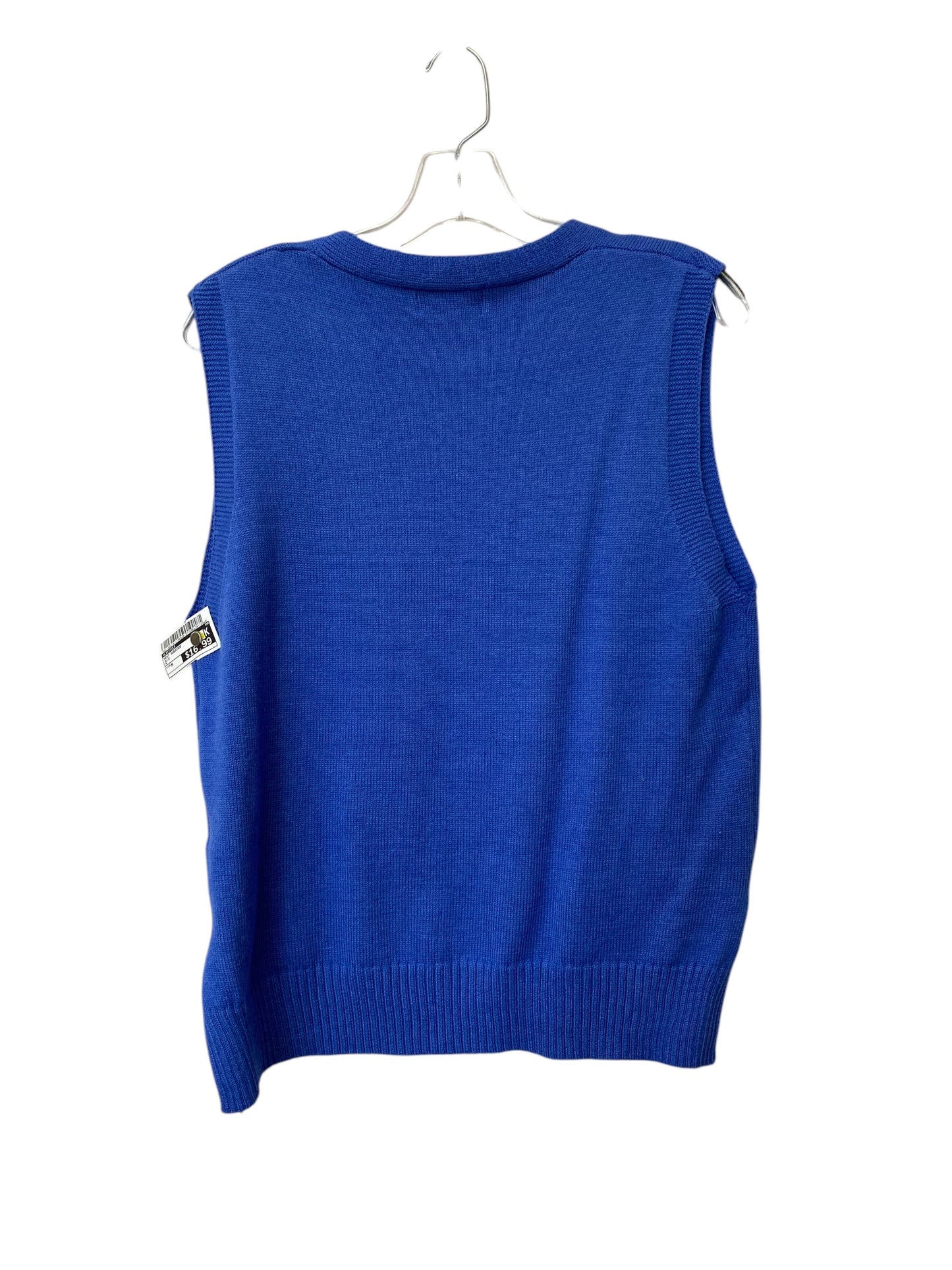 Vest Sweater By Listicle In Blue, Size: M