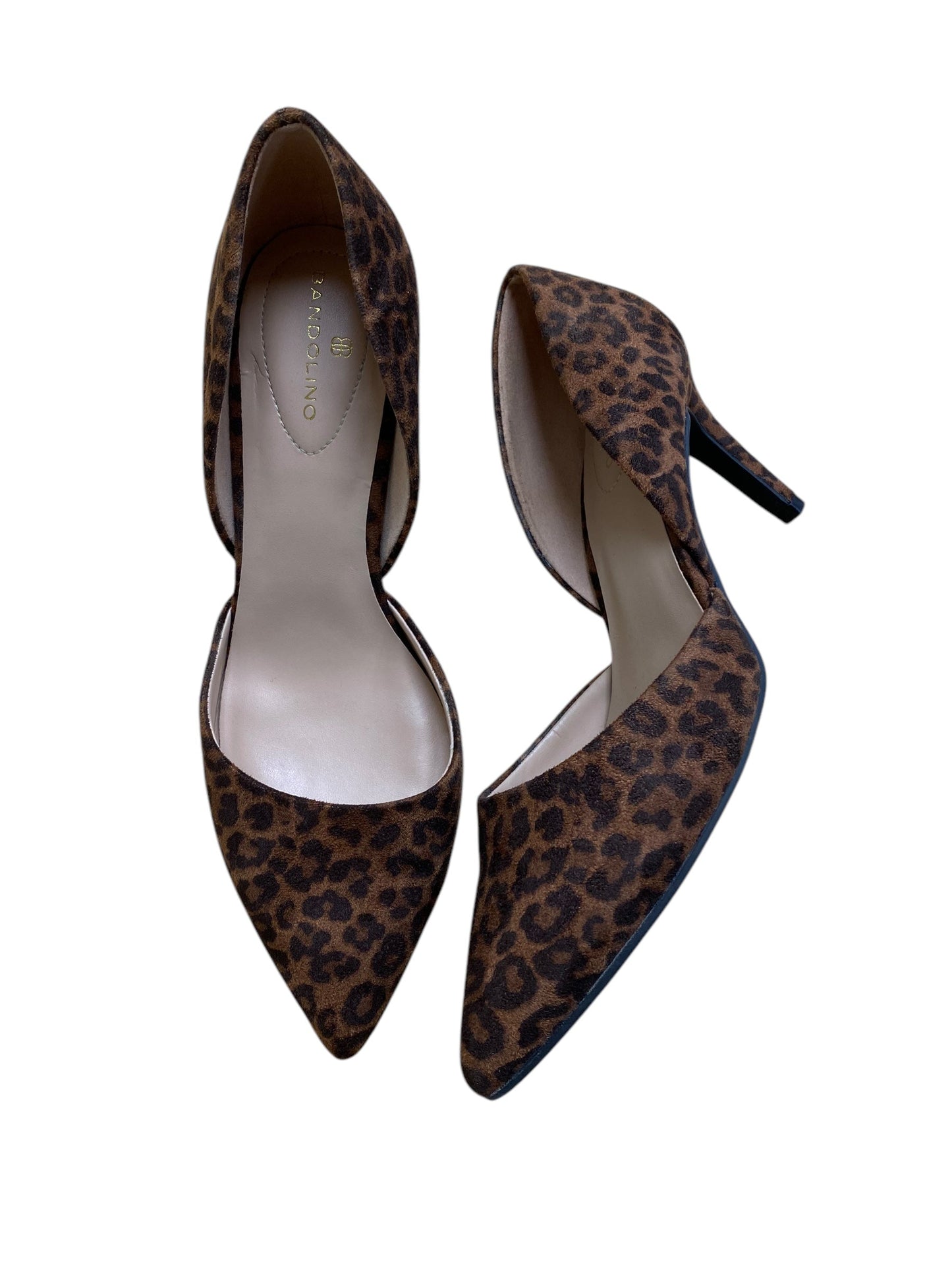 Shoes Heels Stiletto By Bandolino In Animal Print, Size: 8