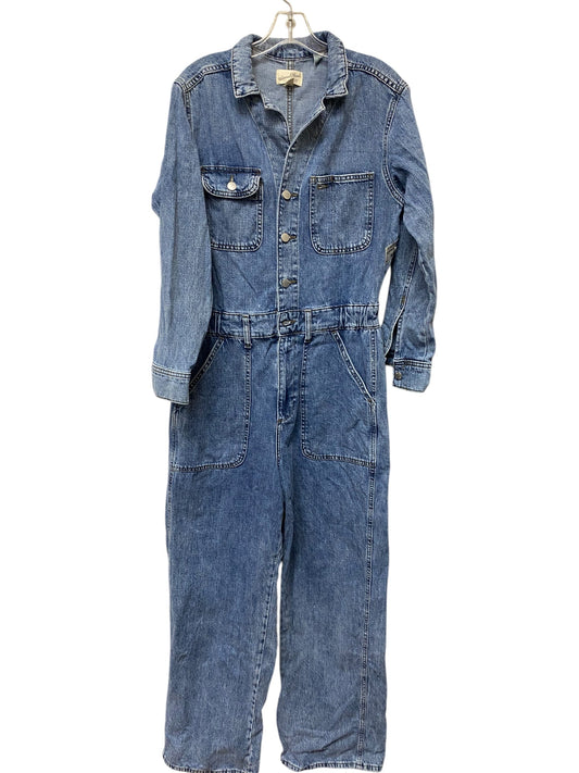 Jumpsuit By Universal Thread In Blue Denim, Size: 8