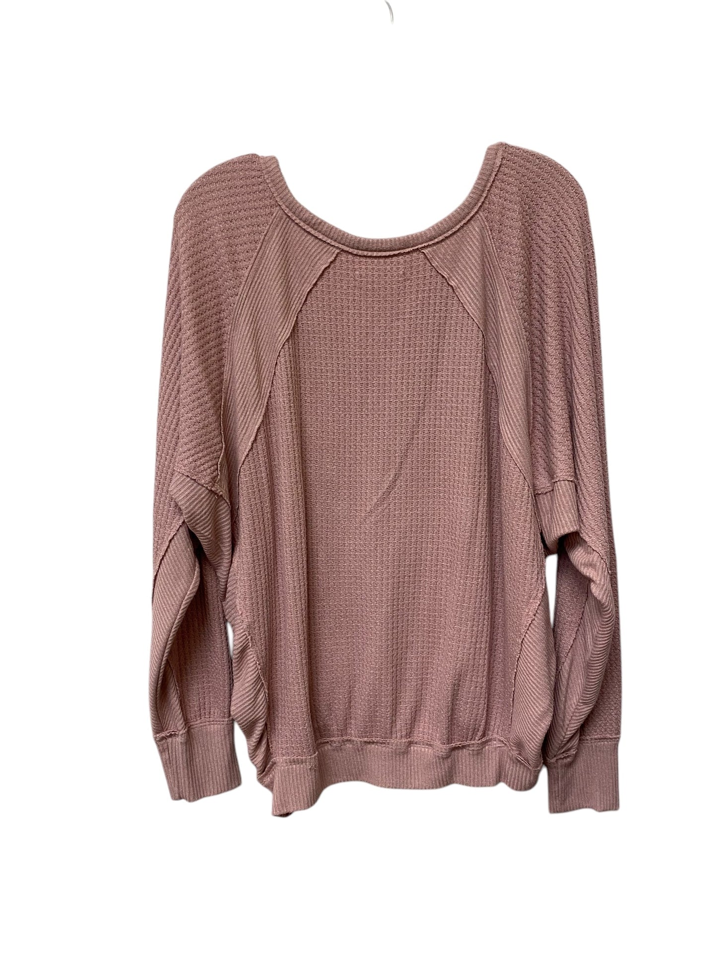 Top Long Sleeve By We The Free In Pink, Size: M