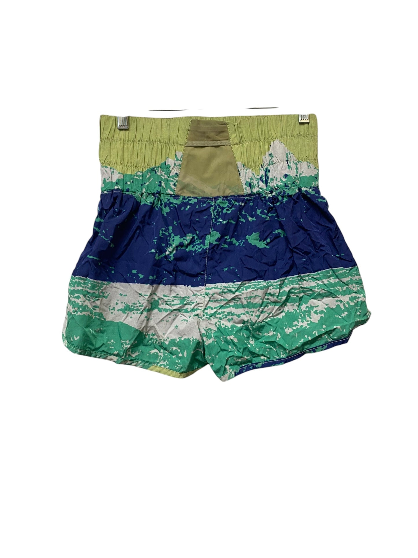 Athletic Shorts By Free People In Blue & Green, Size: M