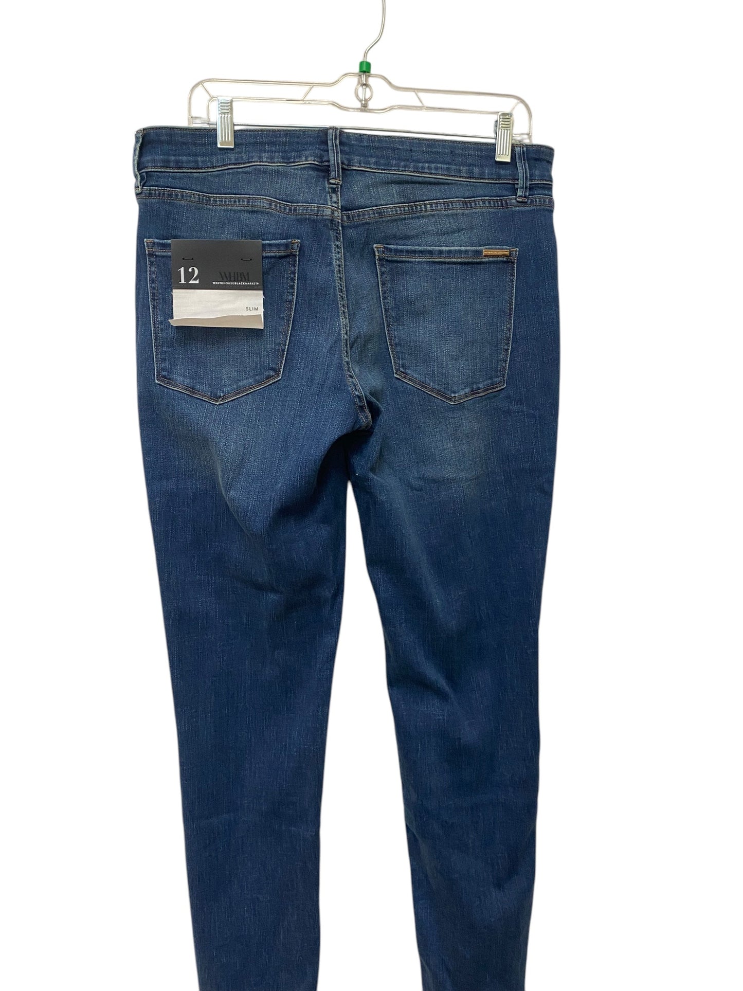 Jeans Skinny By White House Black Market In Blue Denim, Size: 12