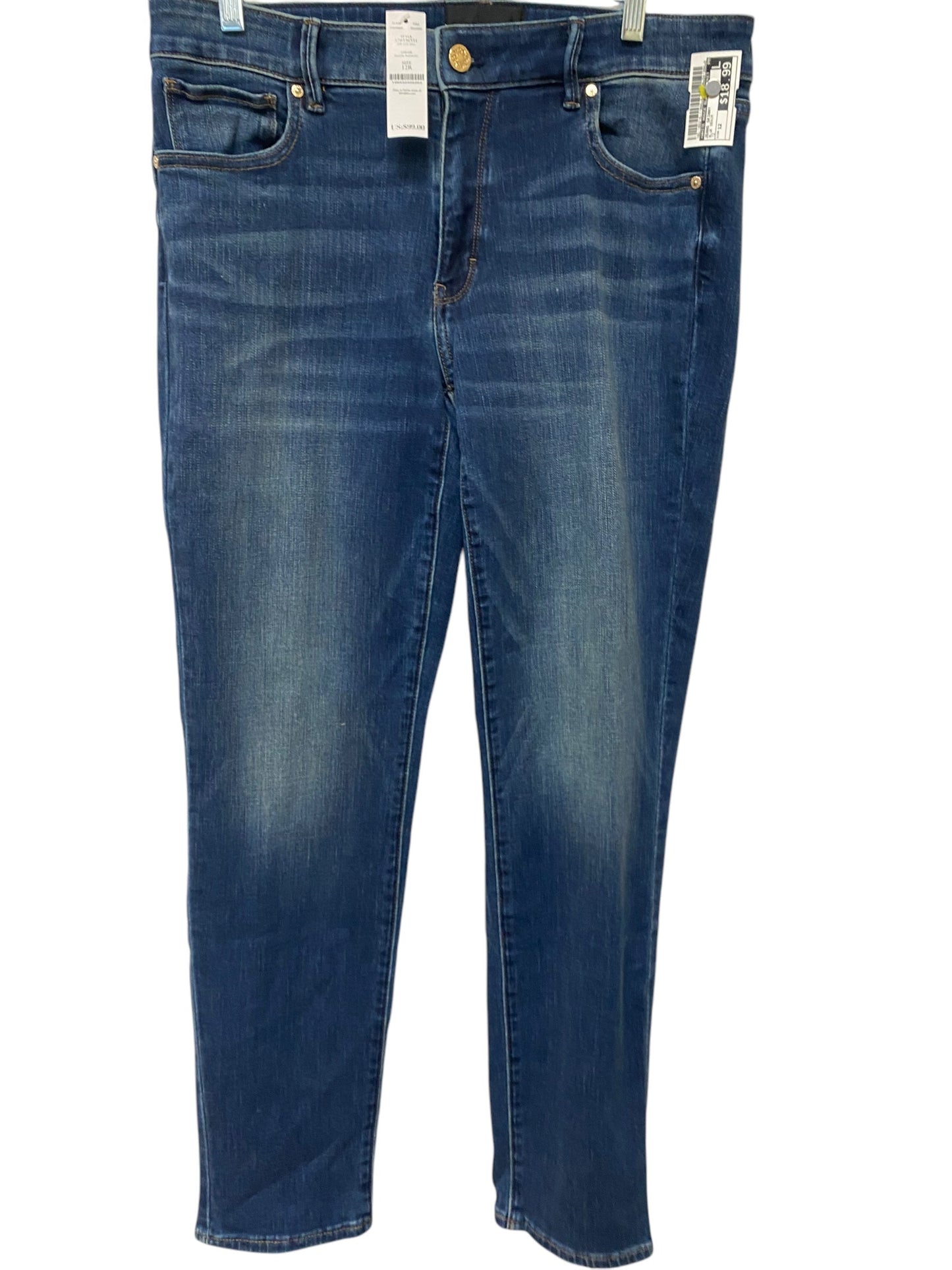 Jeans Skinny By White House Black Market In Blue Denim, Size: 12