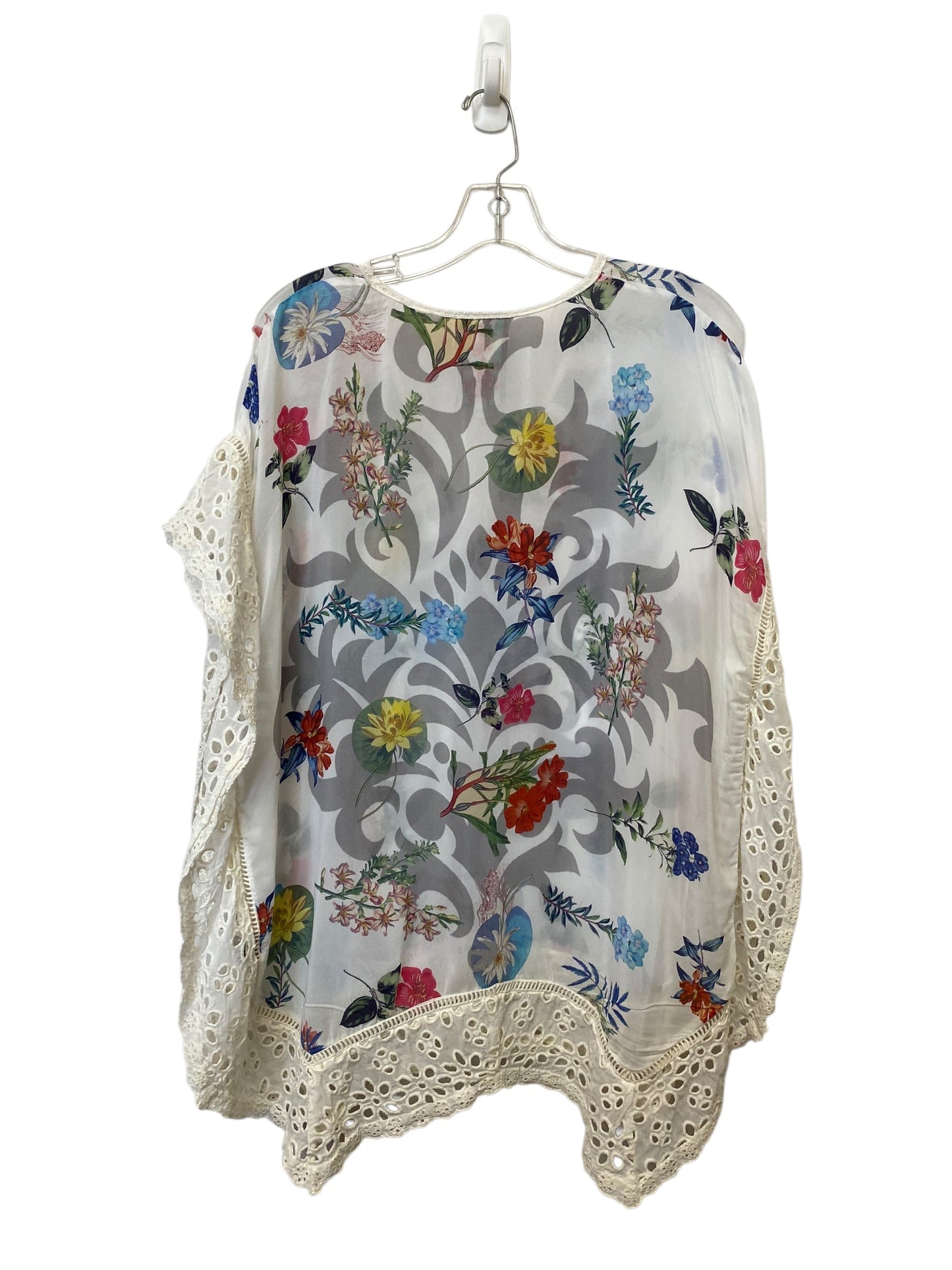 Top Short Sleeve By Johnny Was In Floral Print, Size: S