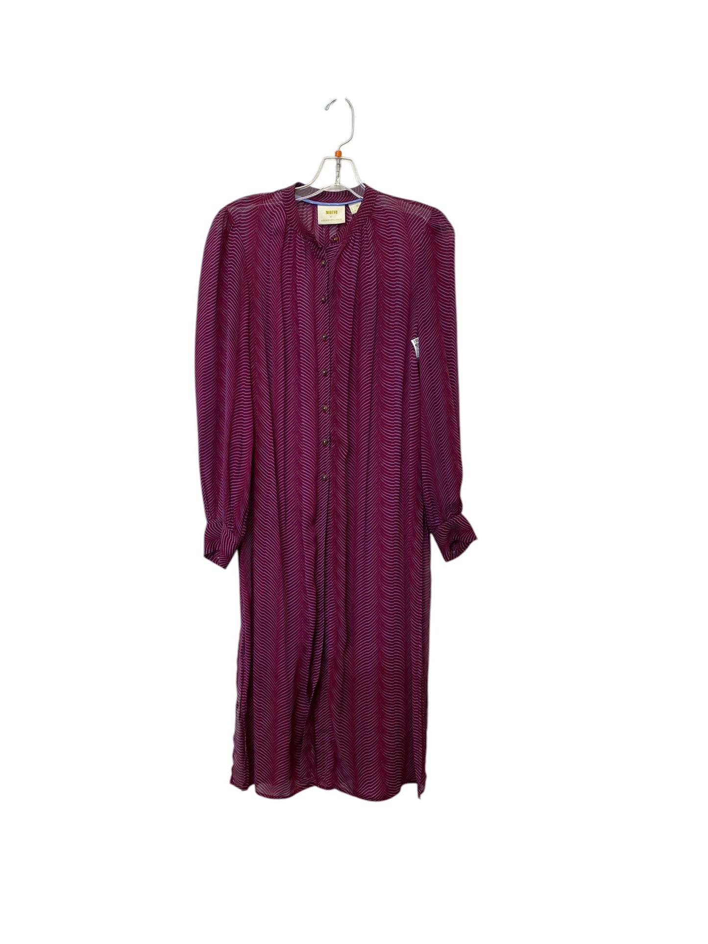 Dress Casual Maxi By Maeve In Purple, Size: 4