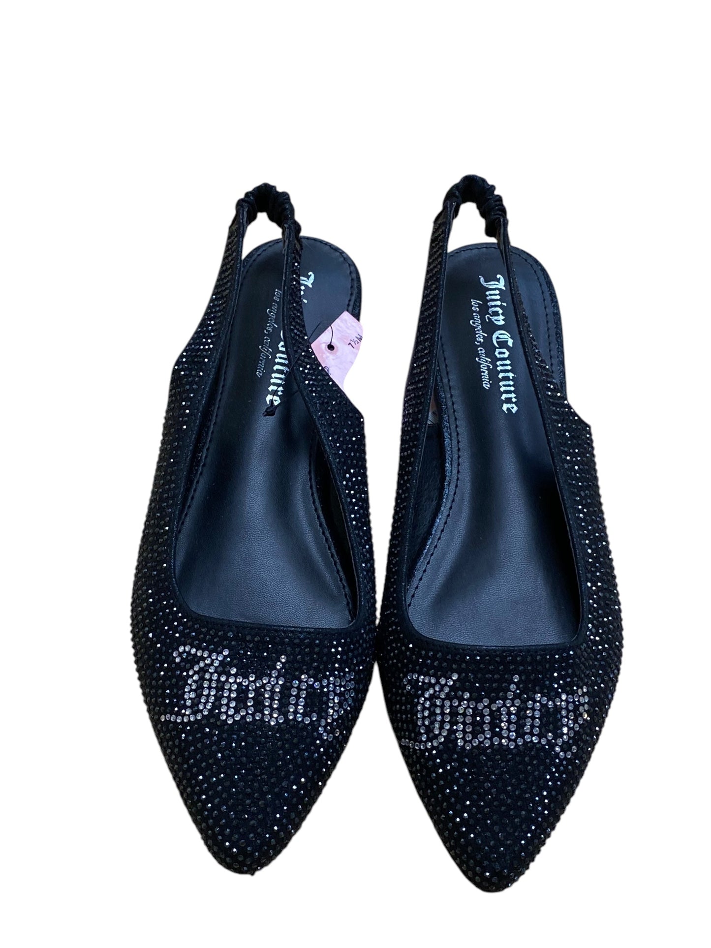 Shoes Flats By Juicy Couture In Black, Size: 7.5