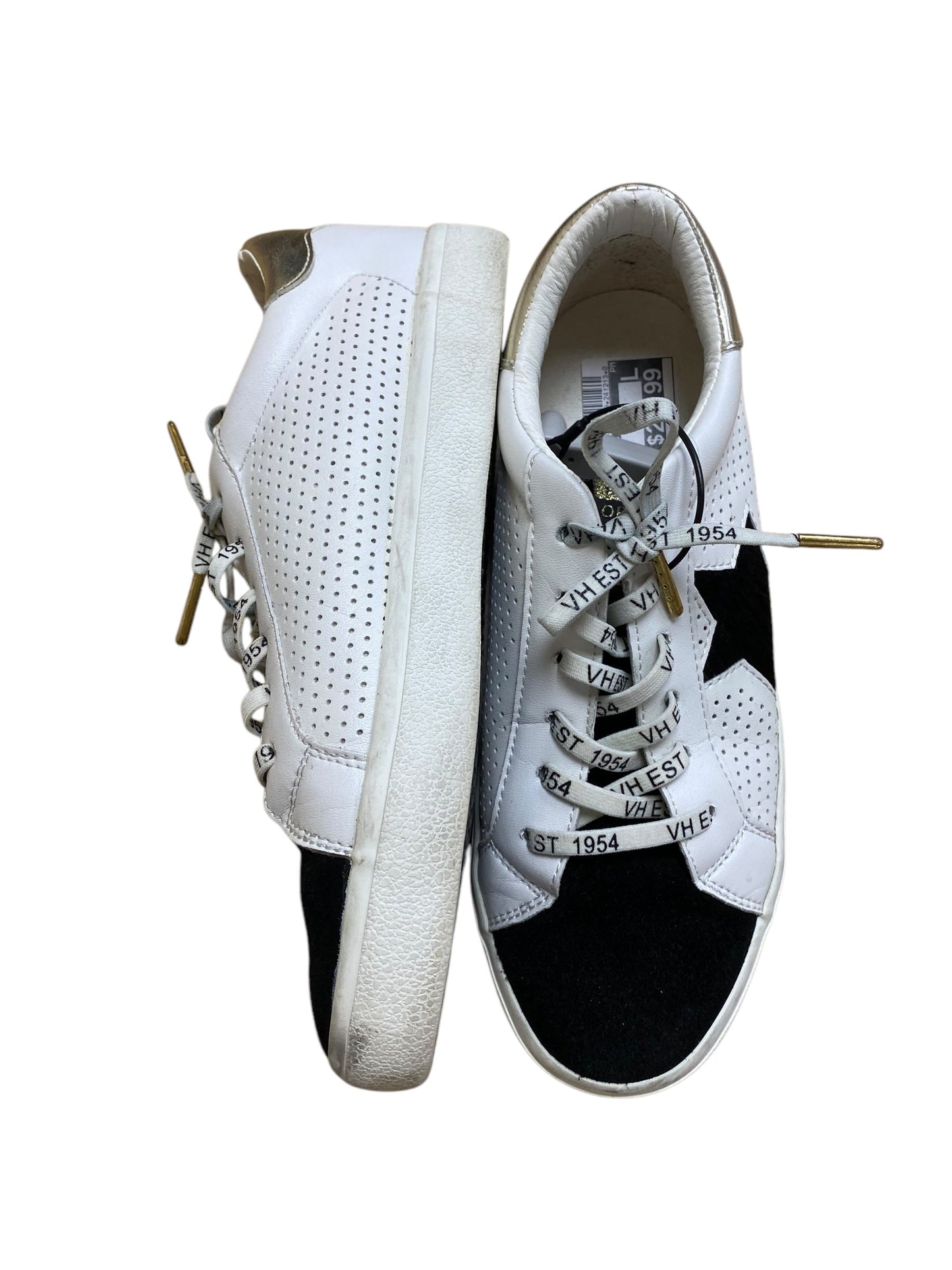 Shoes Sneakers By Vintage Havana In Black & White, Size: 8