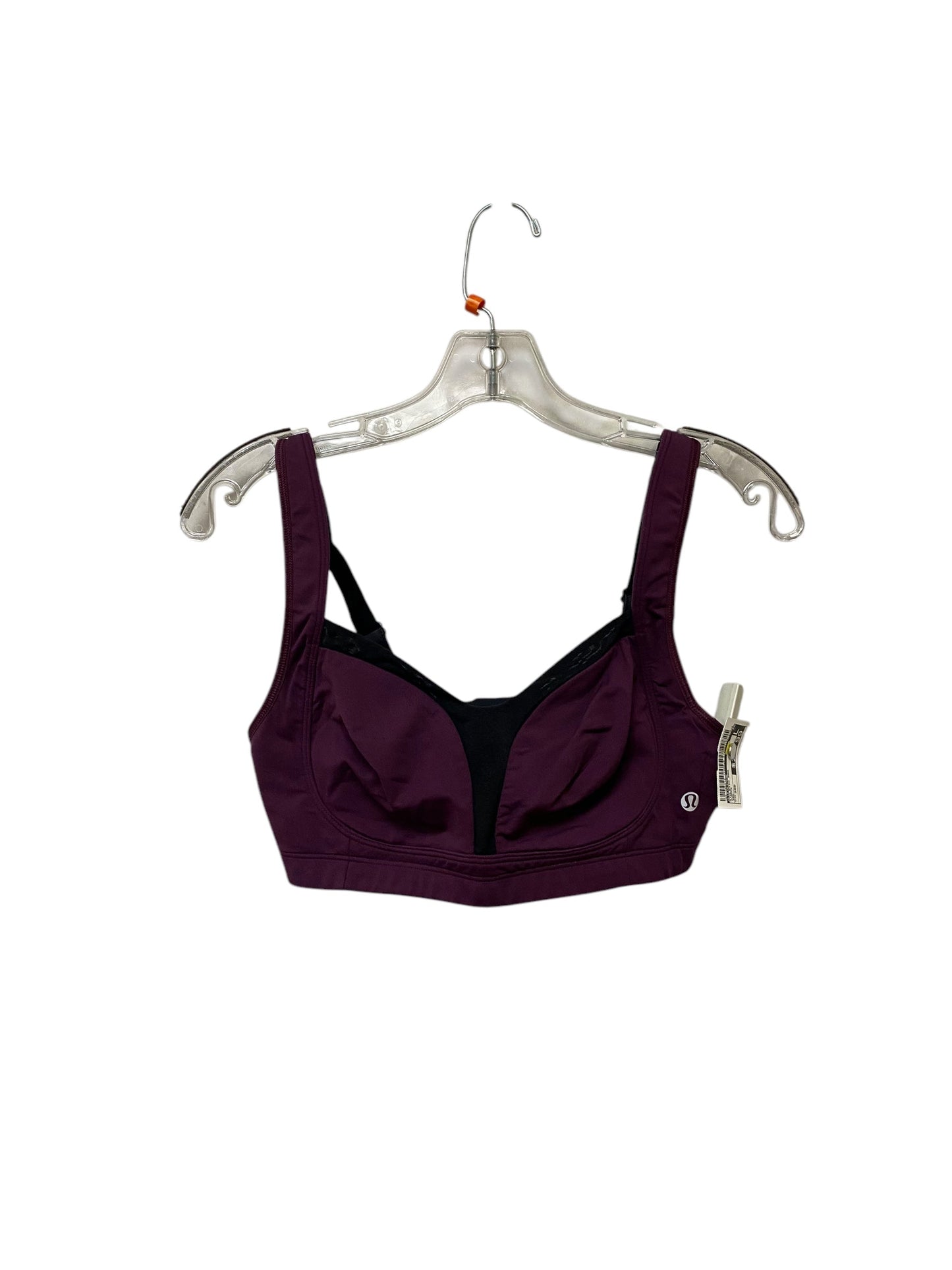 Athletic Bra By Lululemon In Purple, Size: 36d