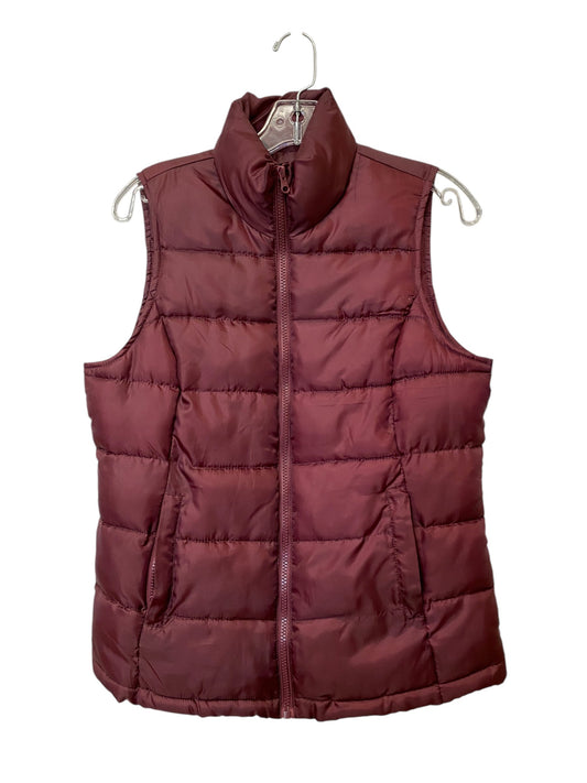 Vest Puffer & Quilted By Clothes Mentor In Maroon, Size: S