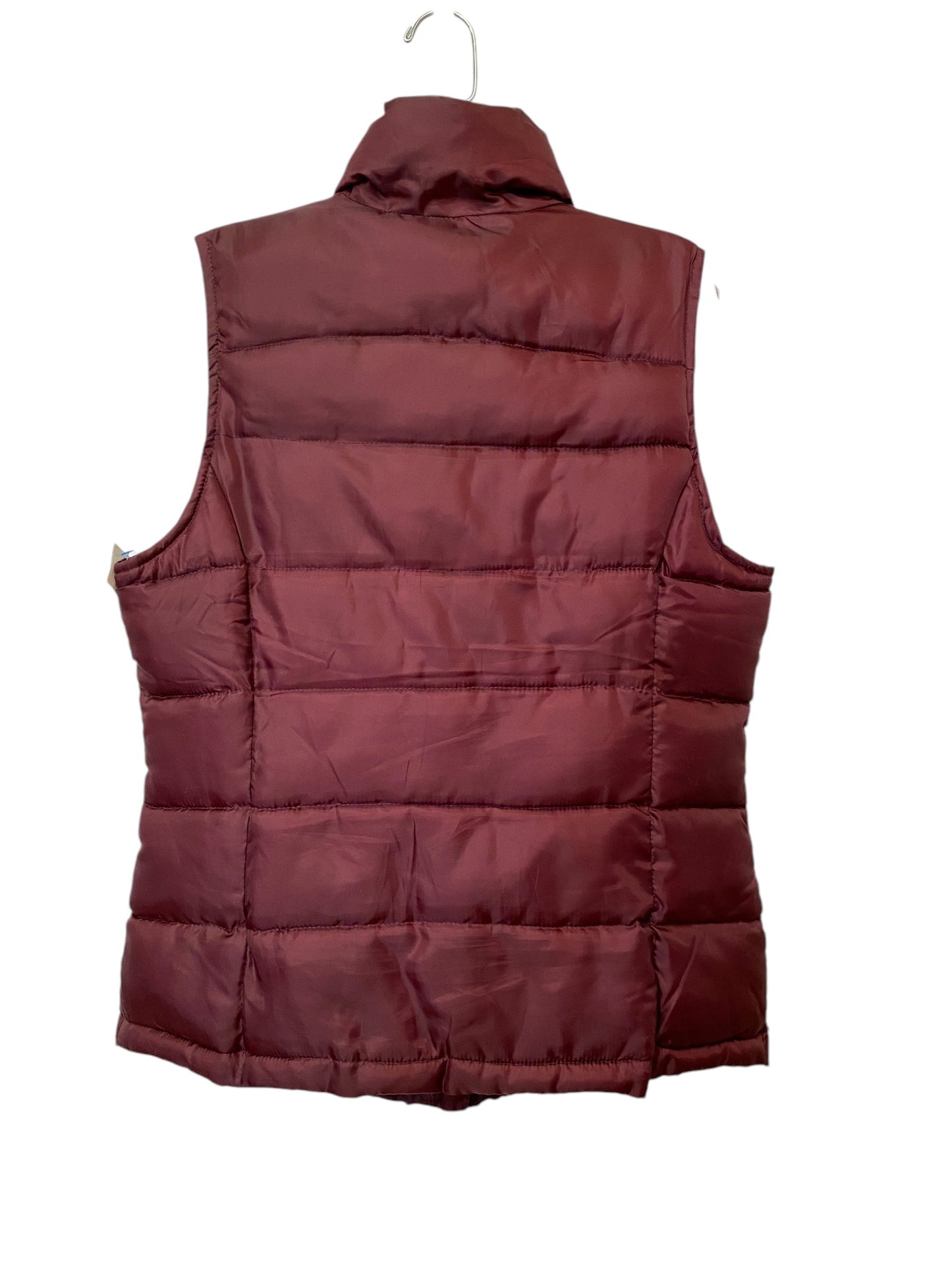 Vest Puffer & Quilted By Clothes Mentor In Maroon, Size: S