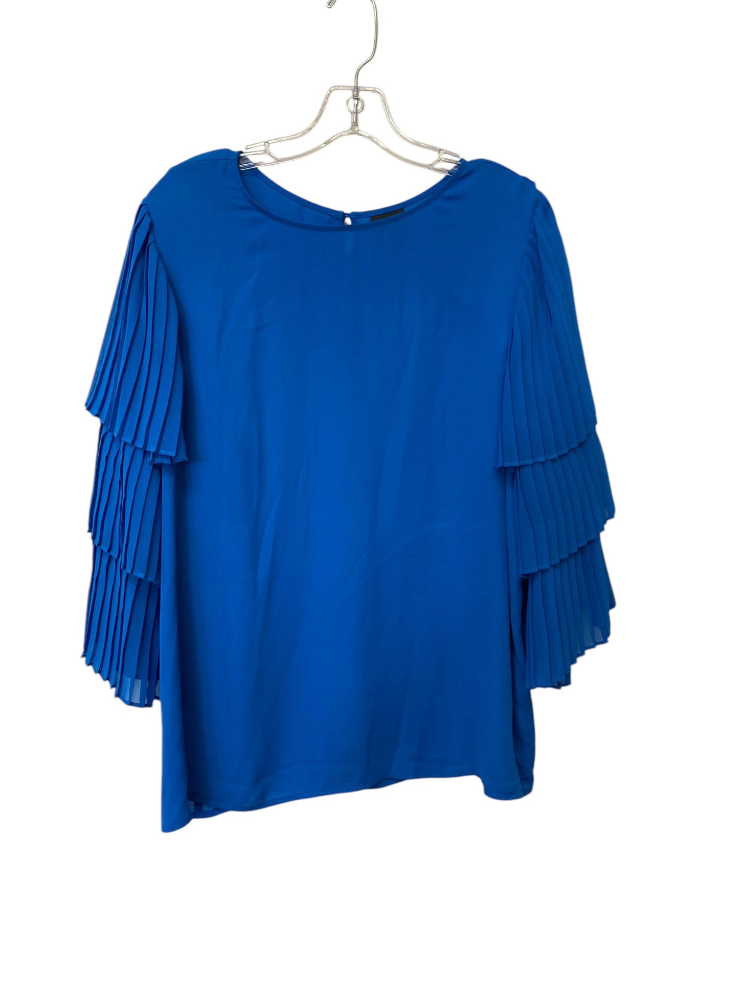 Top Long Sleeve By Worthington In Blue, Size: Xl