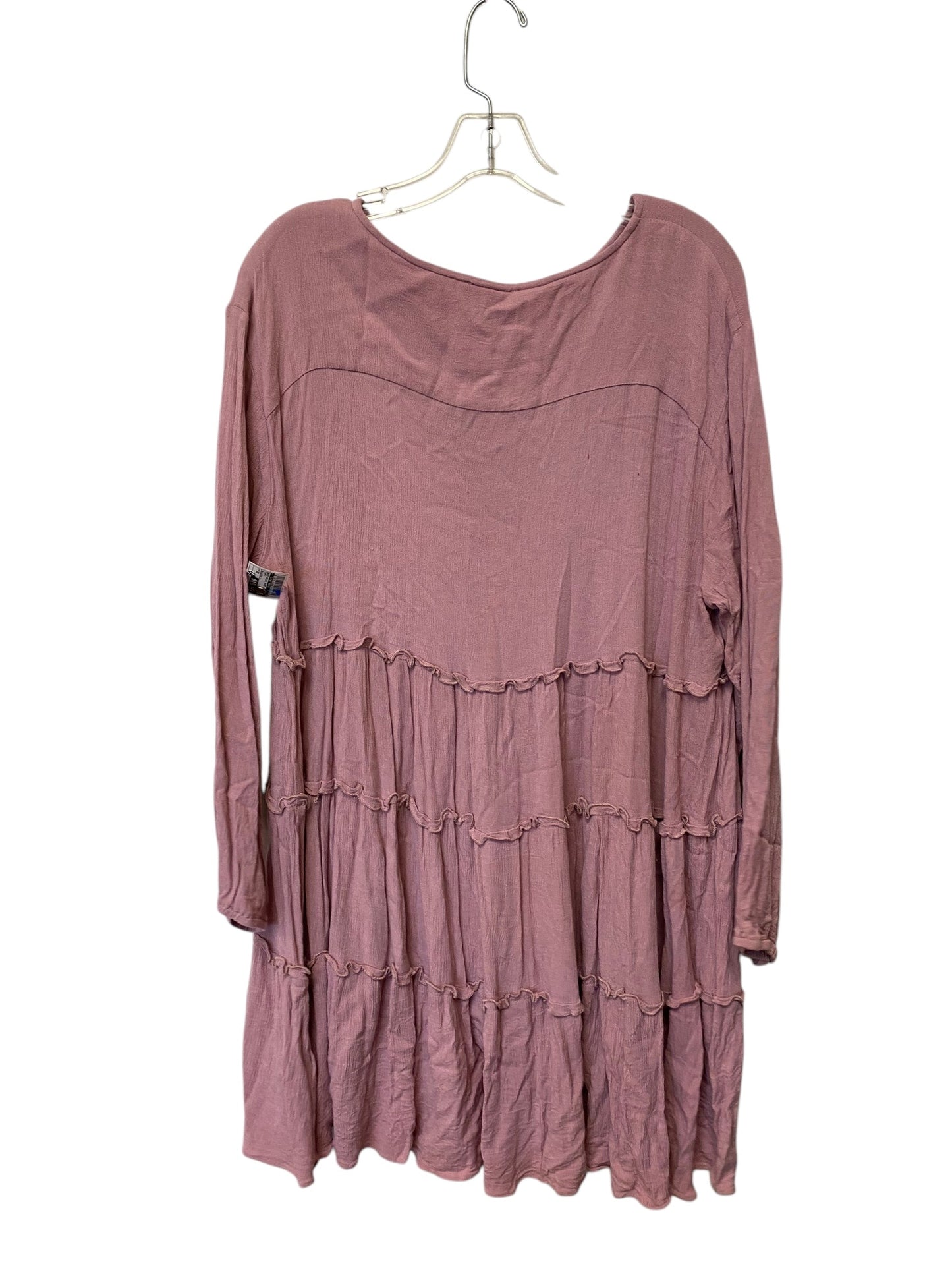 Dress Casual Short By Clothes Mentor In Purple, Size: 3x