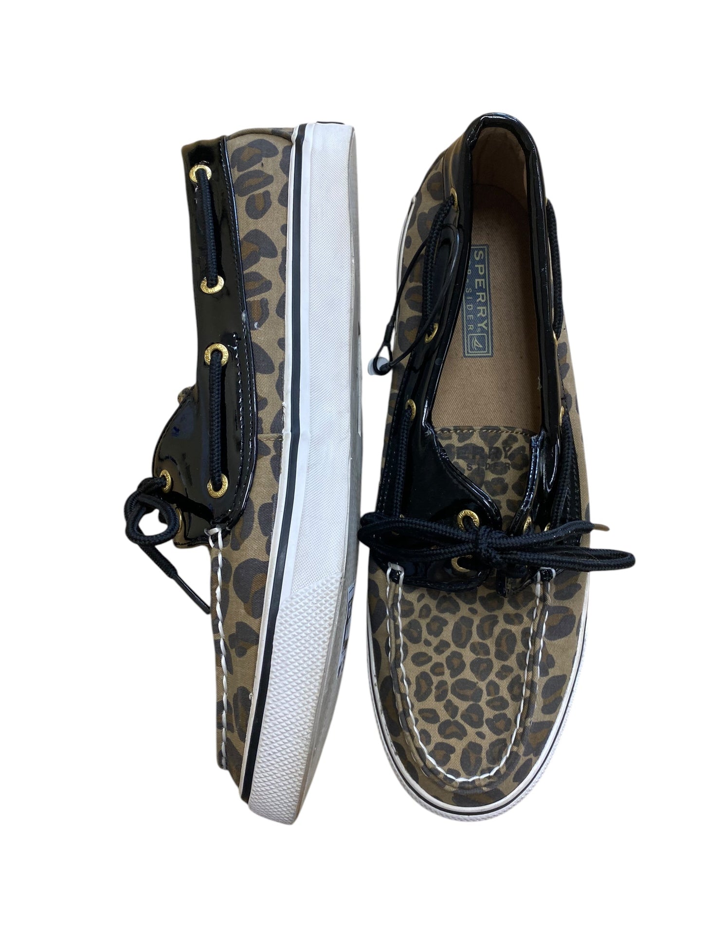 Shoes Flats By Sperry In Animal Print, Size: 9.5