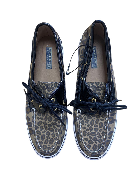 Shoes Flats By Sperry In Animal Print, Size: 9.5