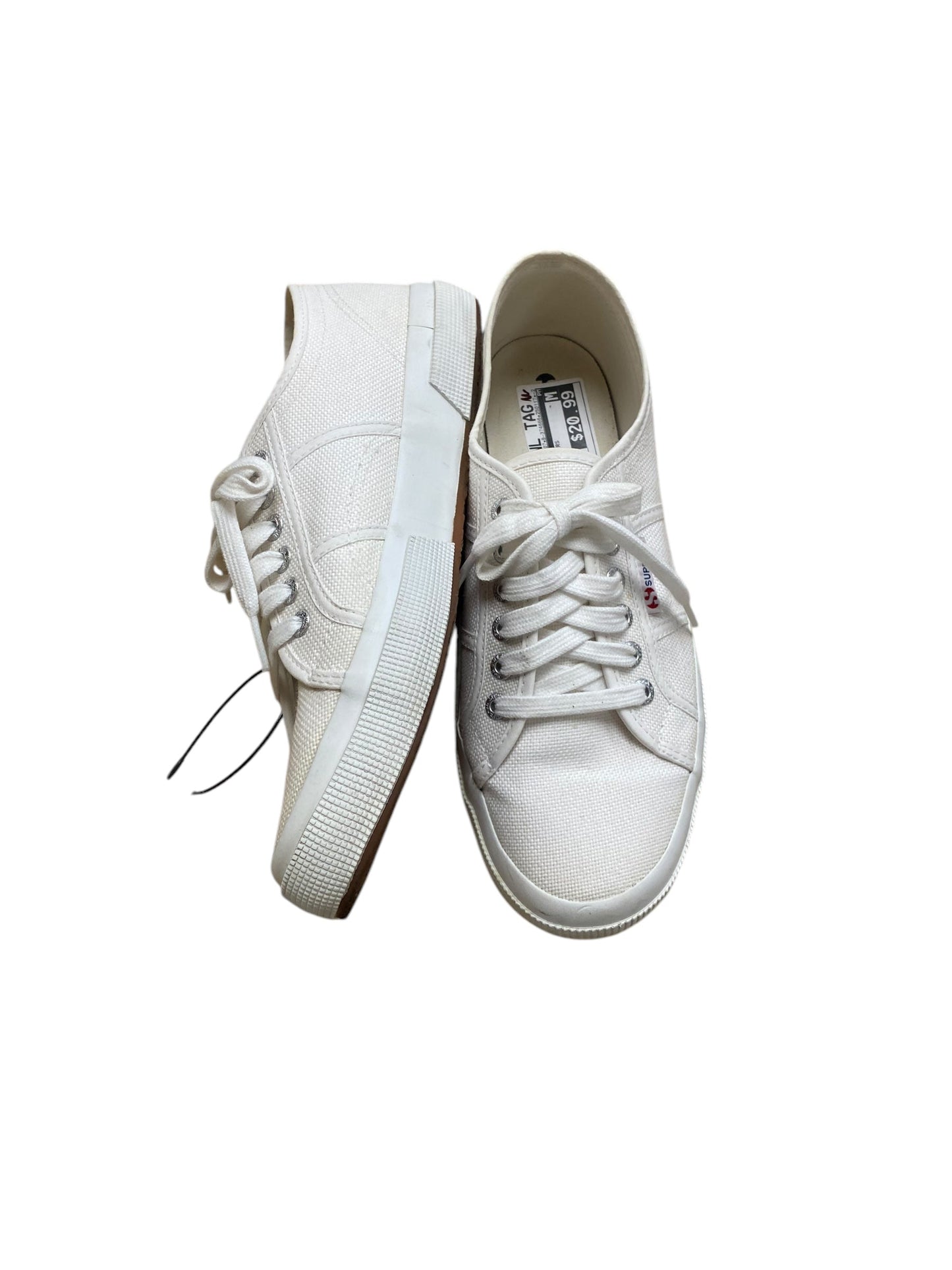 Shoes Sneakers By Superga In White, Size: 11