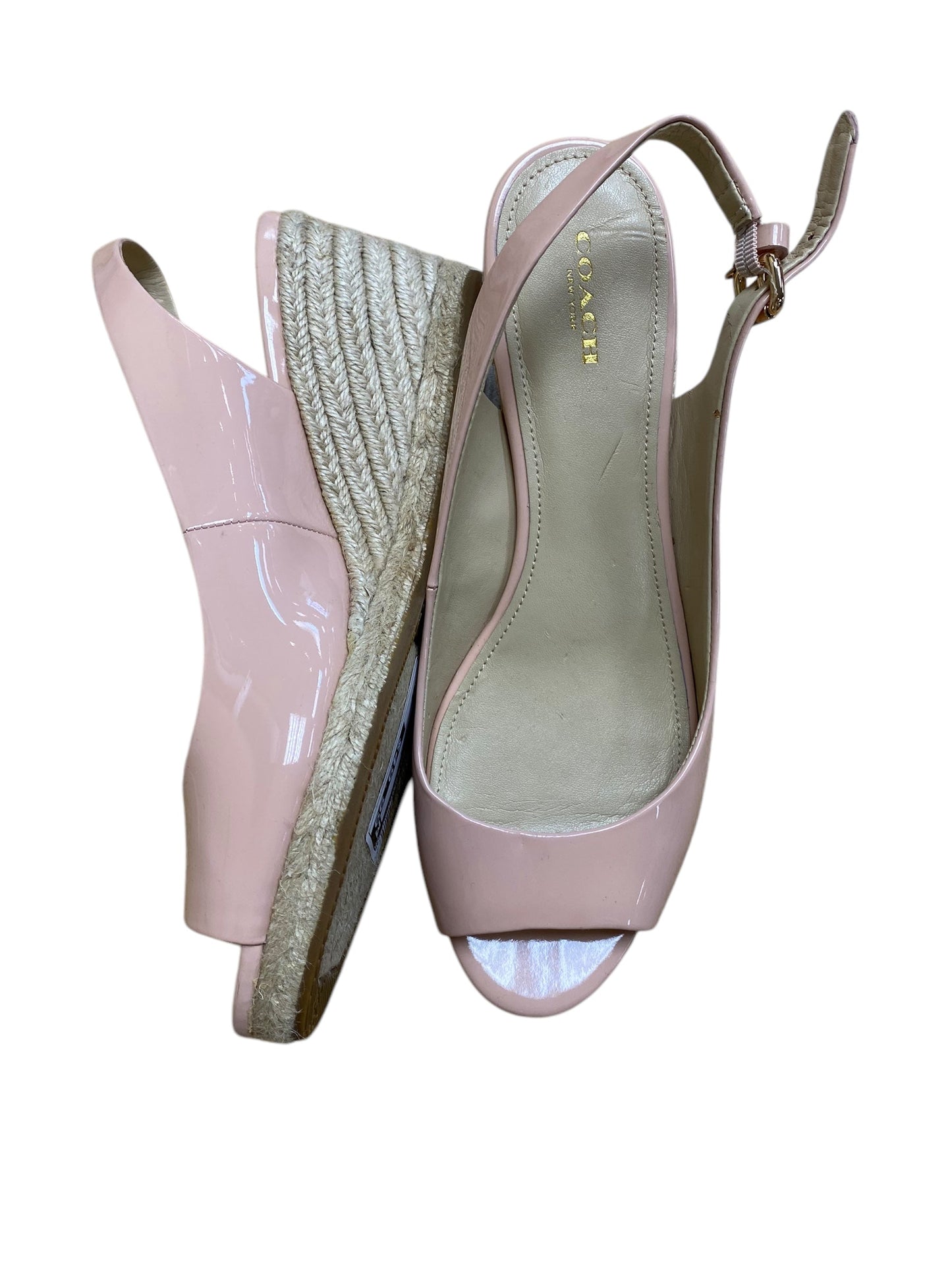 Shoes Designer By Coach In Pink, Size: 10