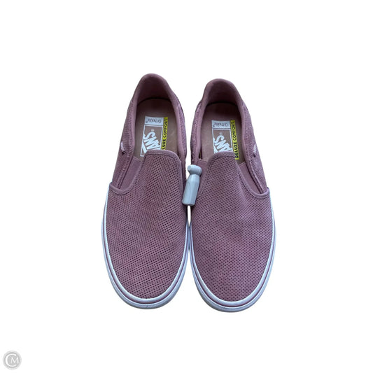 Shoes Flats By Vans In Pink, Size: 10