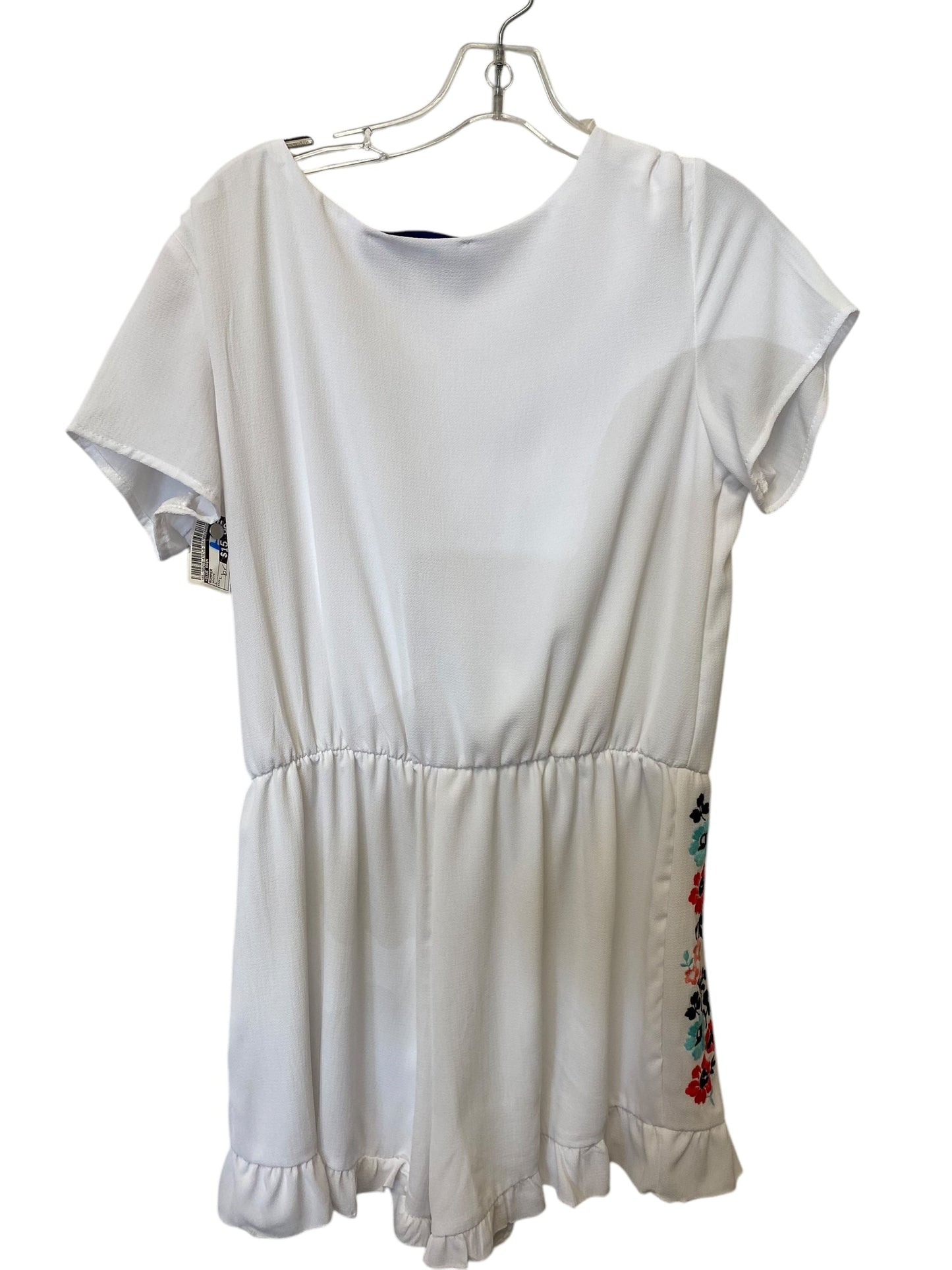 Romper By Blue Rain In White, Size: L