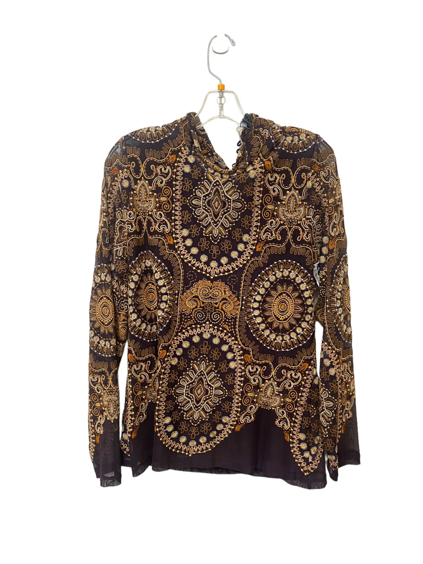 Top Long Sleeve By Johnny Was  Size: L