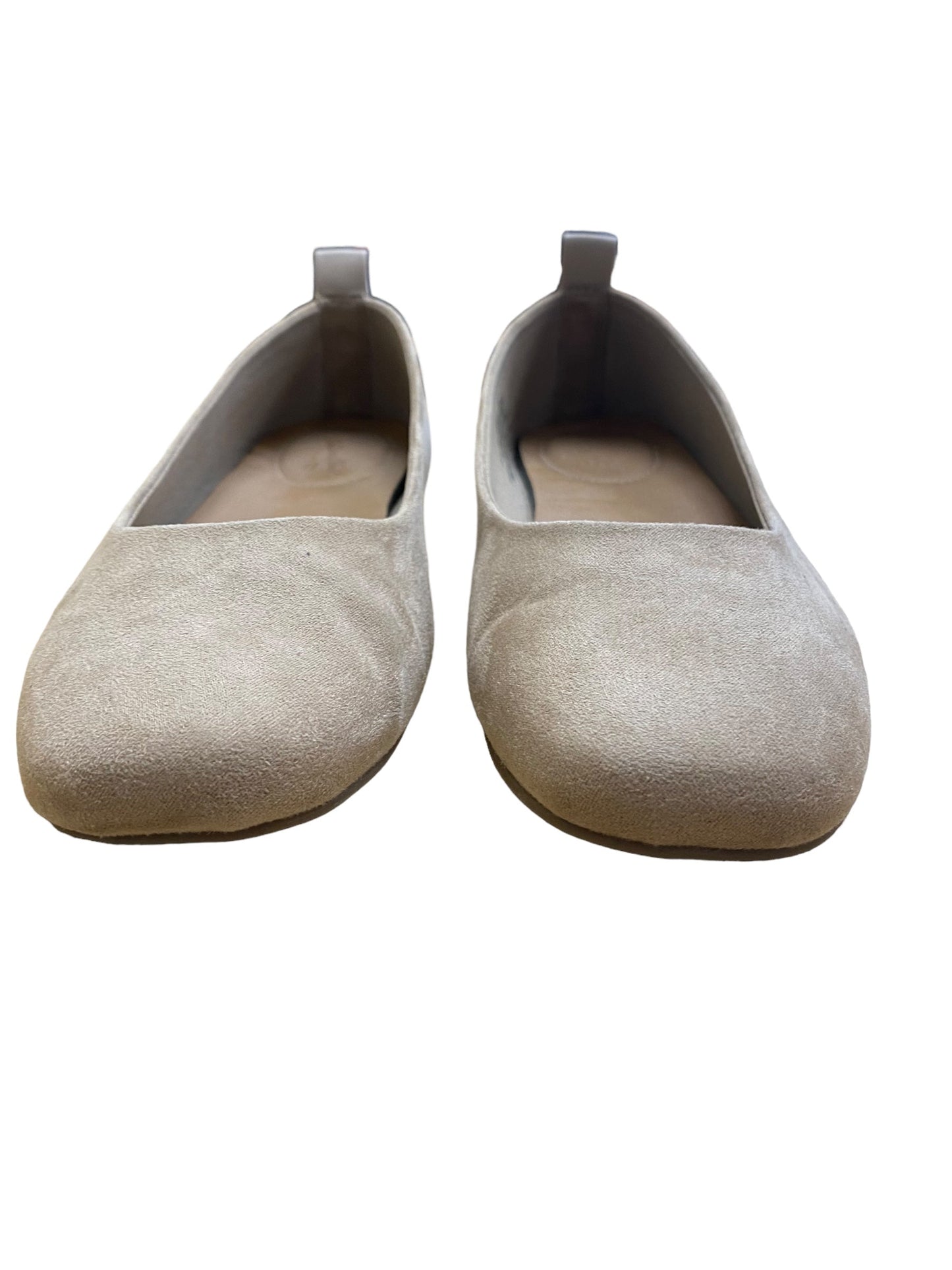 Taupe Shoes Flats Universal Thread, Size 6.5