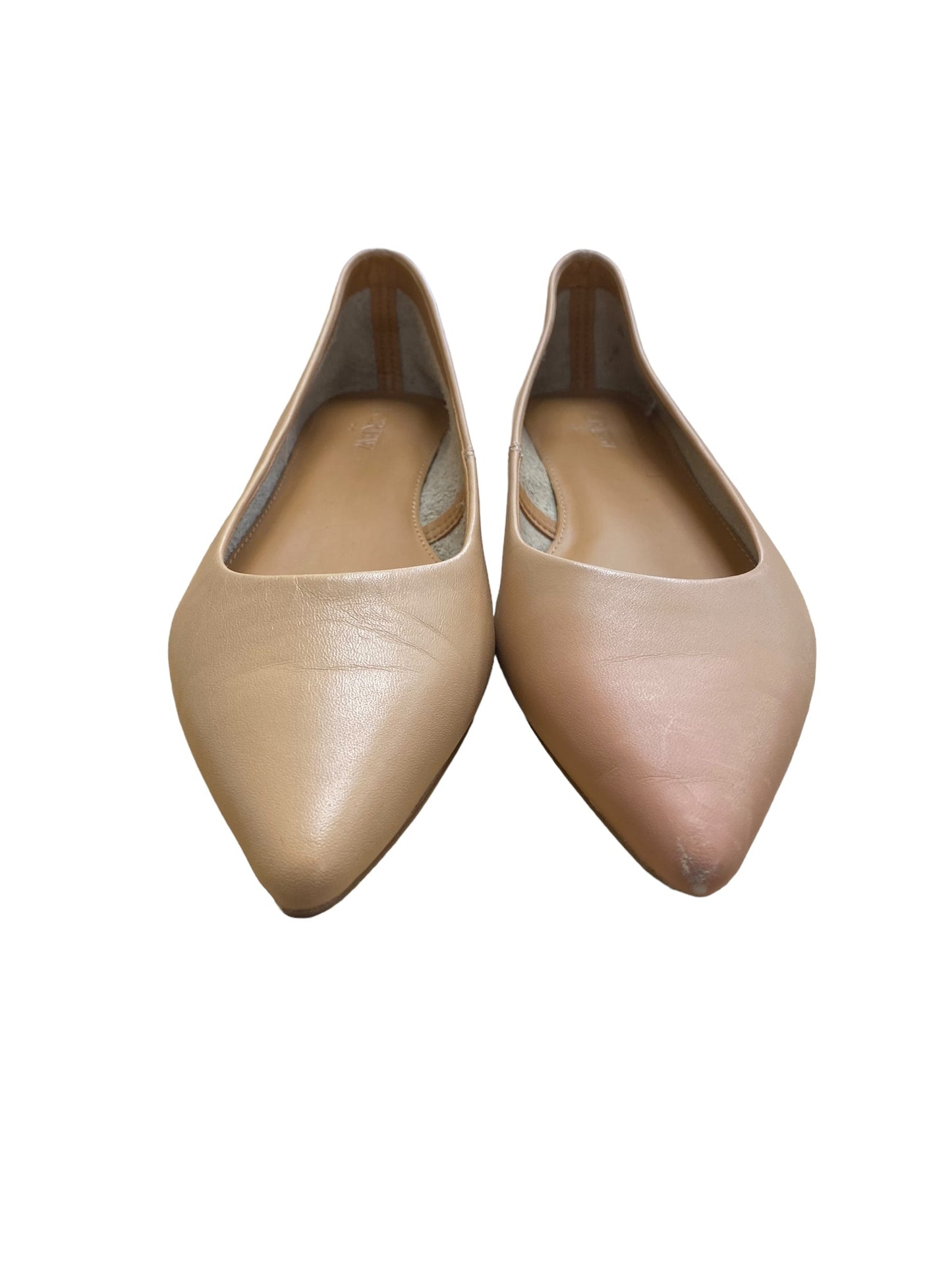 Tan Shoes Flats J. Crew, Size 8.5