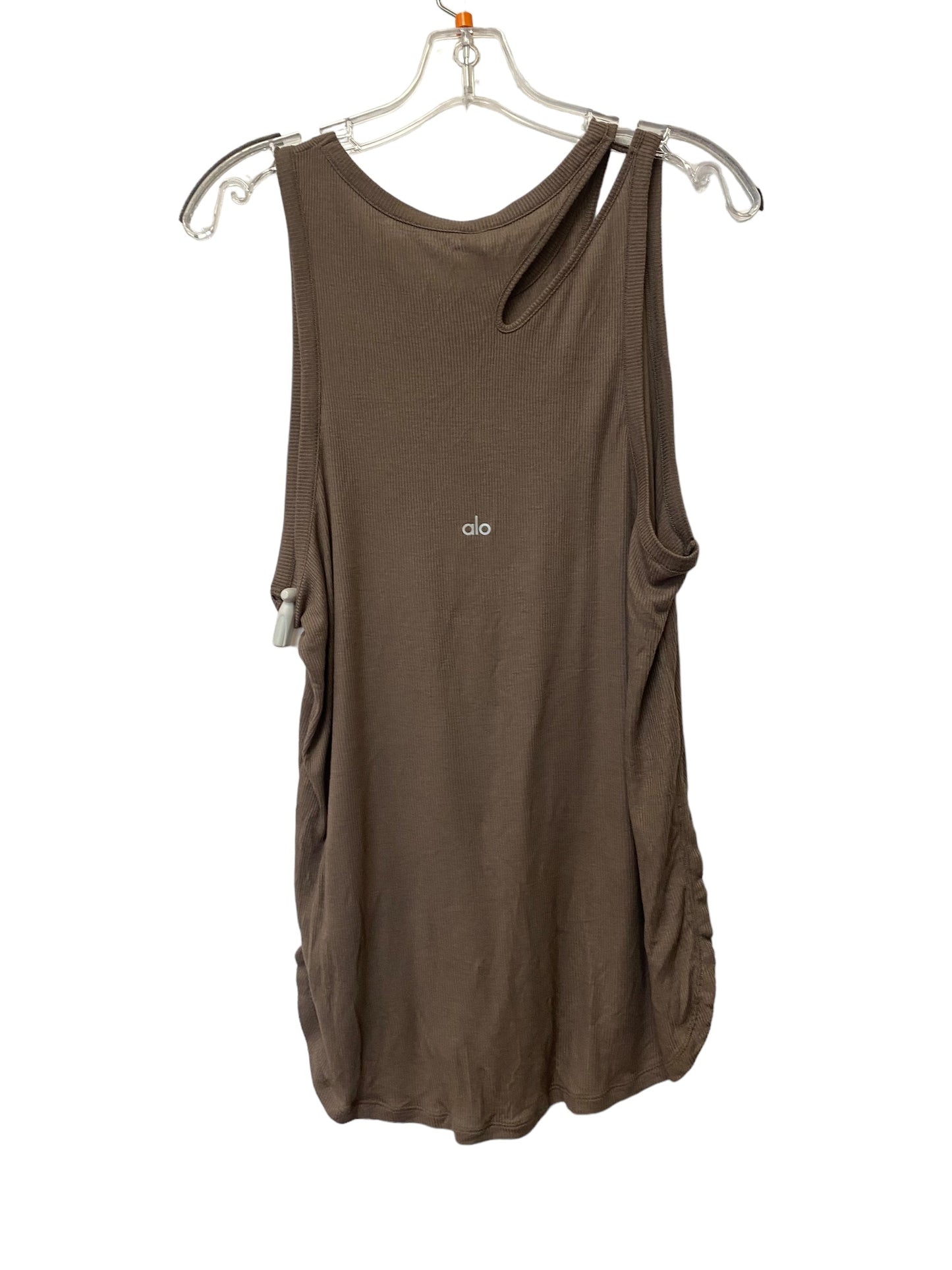 Brown Athletic Tank Top Alo, Size L