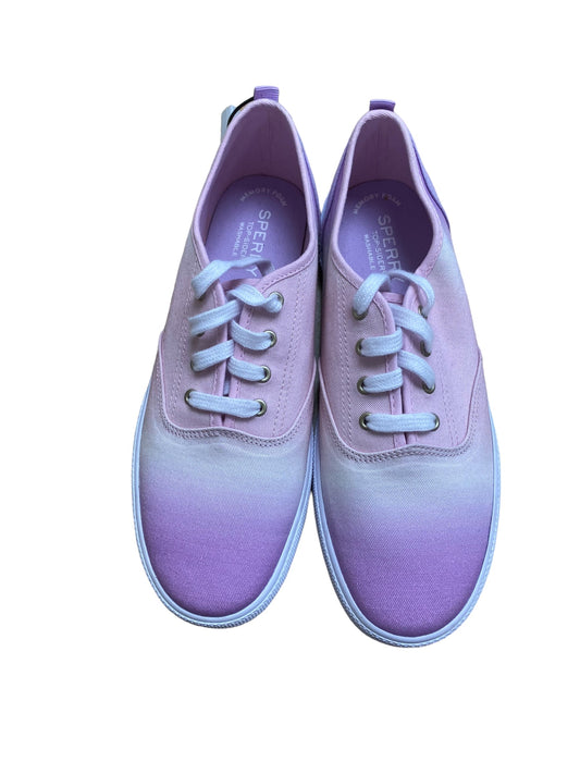 Purple Shoes Sneakers Sperry, Size 7
