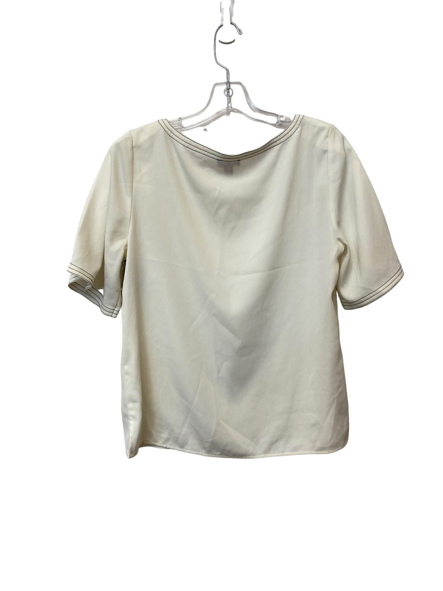 Cream Top Short Sleeve Vince Camuto, Size M