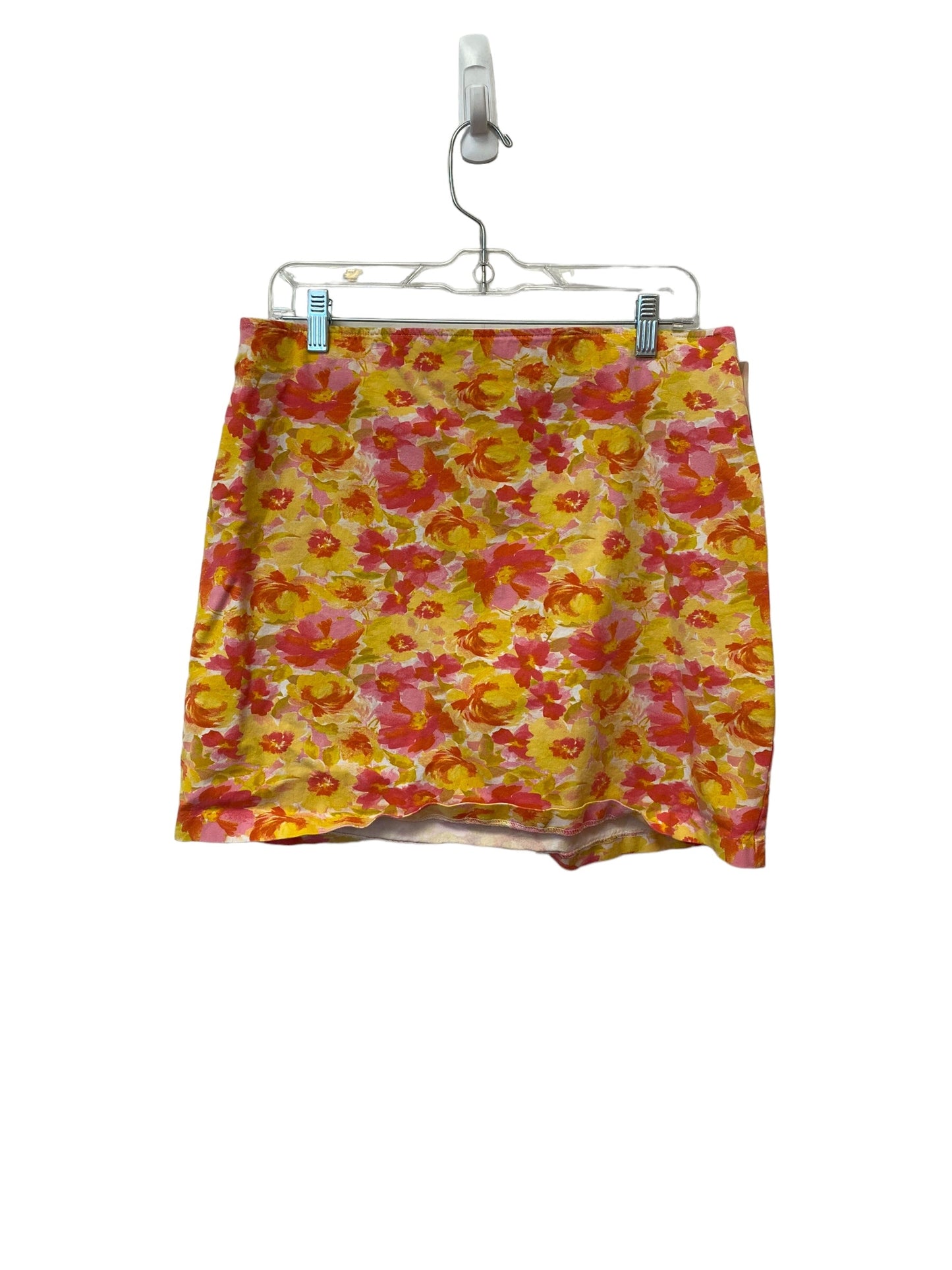 Pink & Yellow Skirt Mini & Short Old Navy, Size L