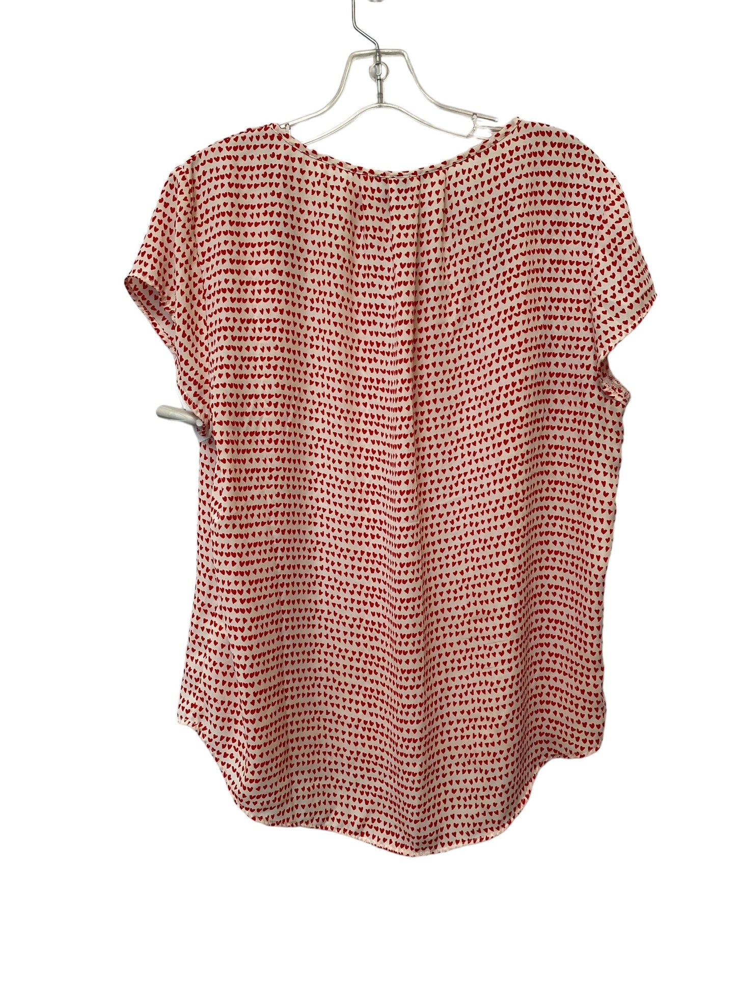 Red Top Short Sleeve H&m, Size 12