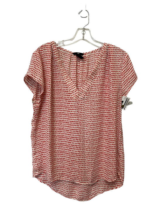 Red Top Short Sleeve H&m, Size 12