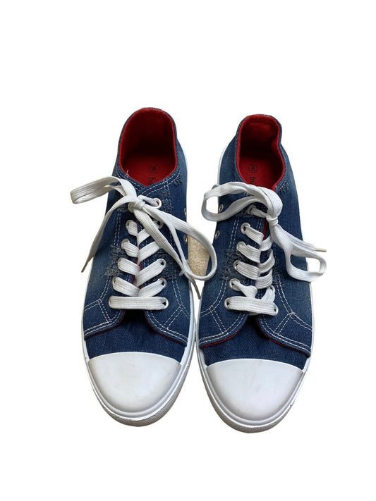 Blue Denim Shoes Sneakers Bobbie Brooks, Size 8