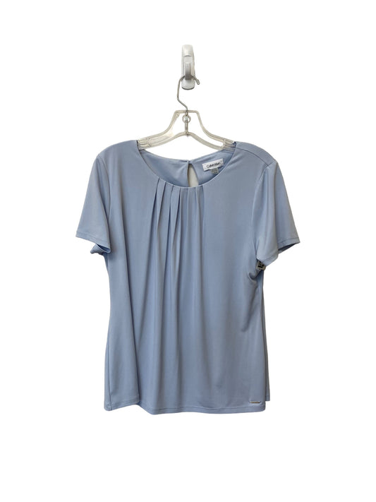 Blue Top Short Sleeve Calvin Klein, Size Xl