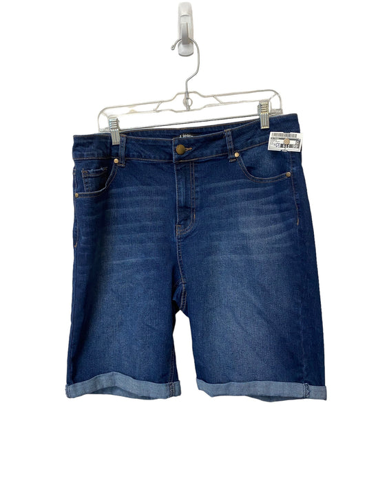 Blue Denim Shorts D Jeans, Size 16
