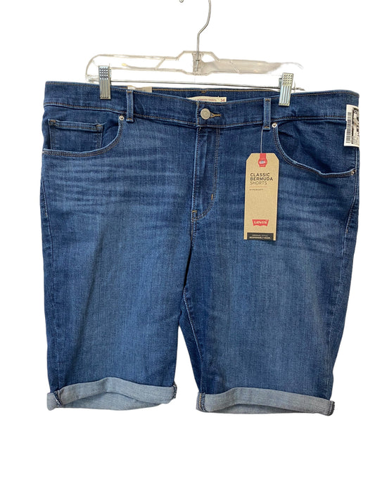 Blue Denim Shorts Levis, Size 34