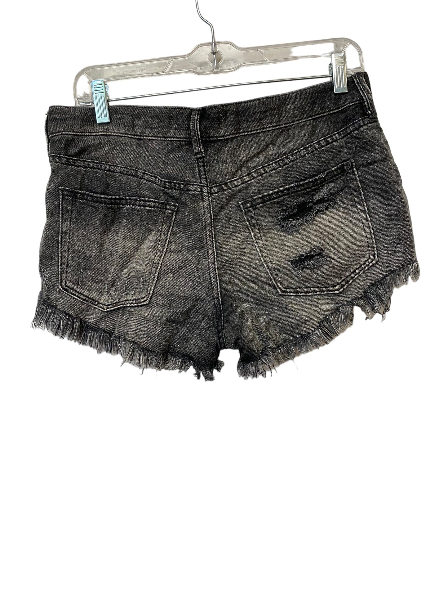 Black Denim Shorts We The Free, Size 26