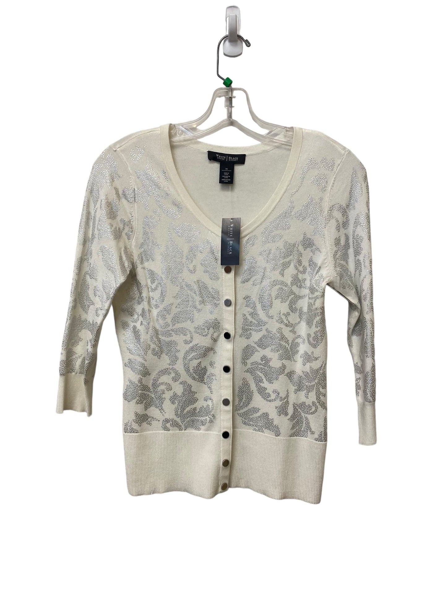 Cream Cardigan White House Black Market, Size Xs