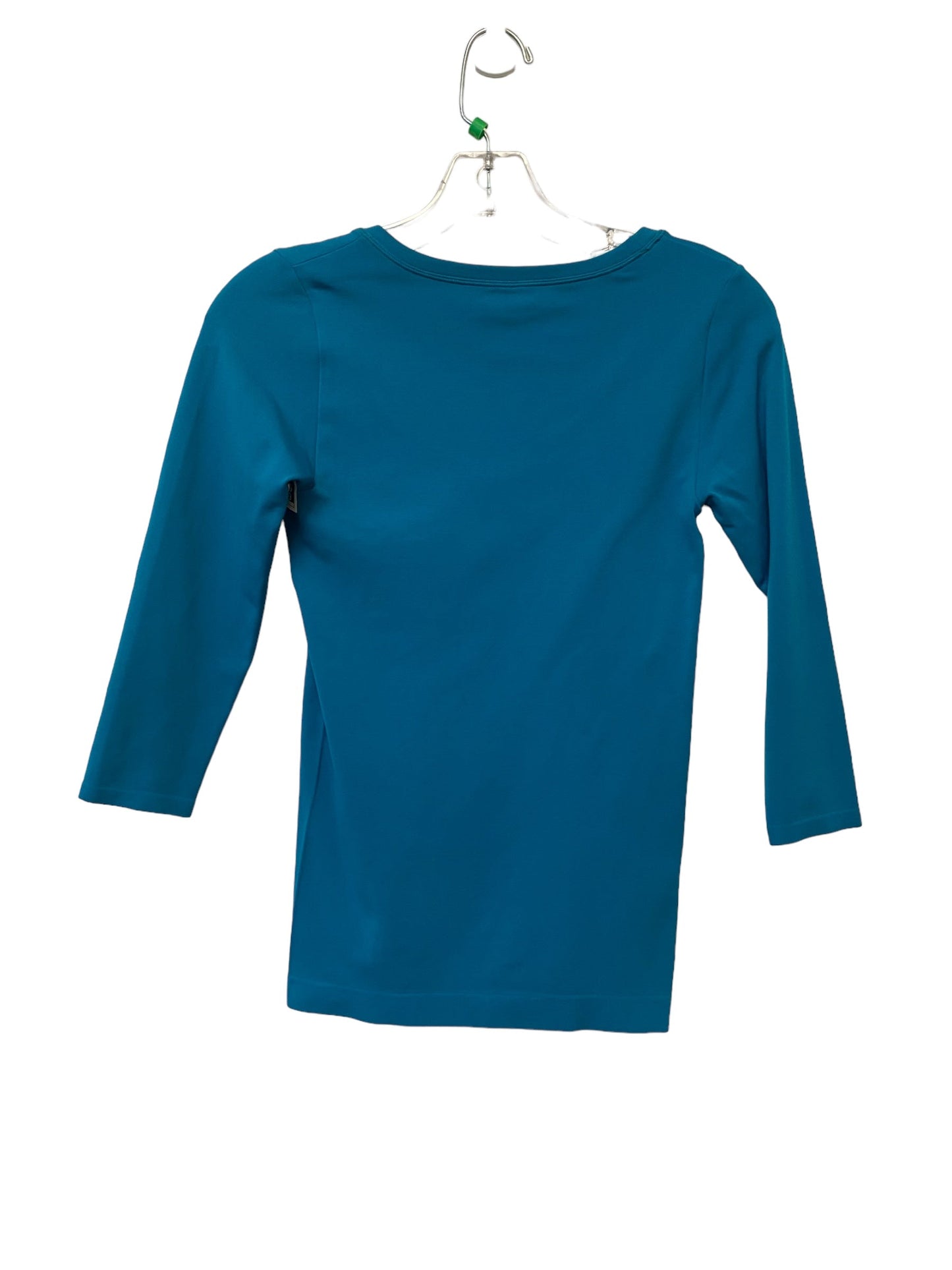 Teal Top Long Sleeve Basic White House Black Market, Size Xs