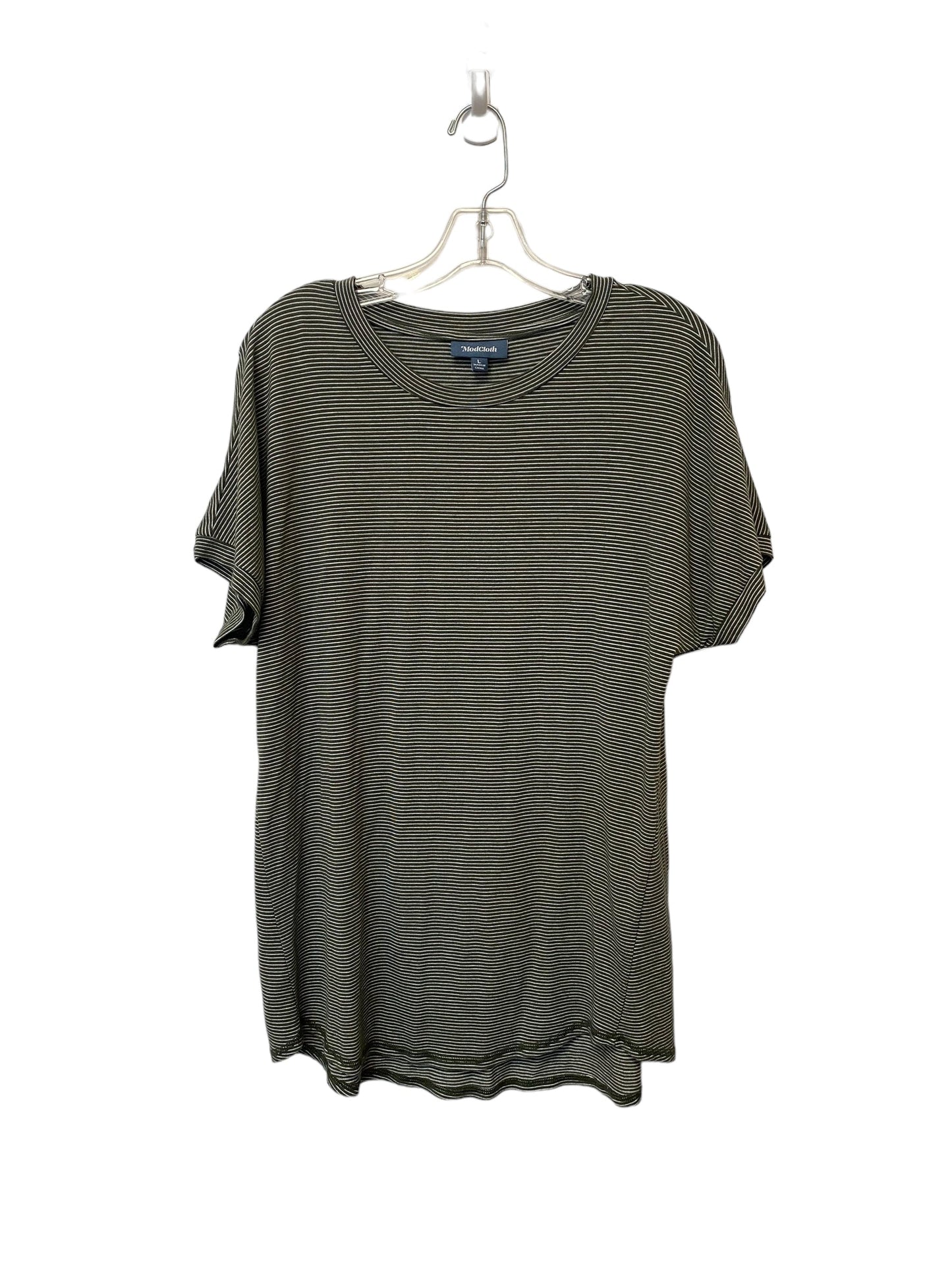 Green Top Short Sleeve Modcloth, Size L