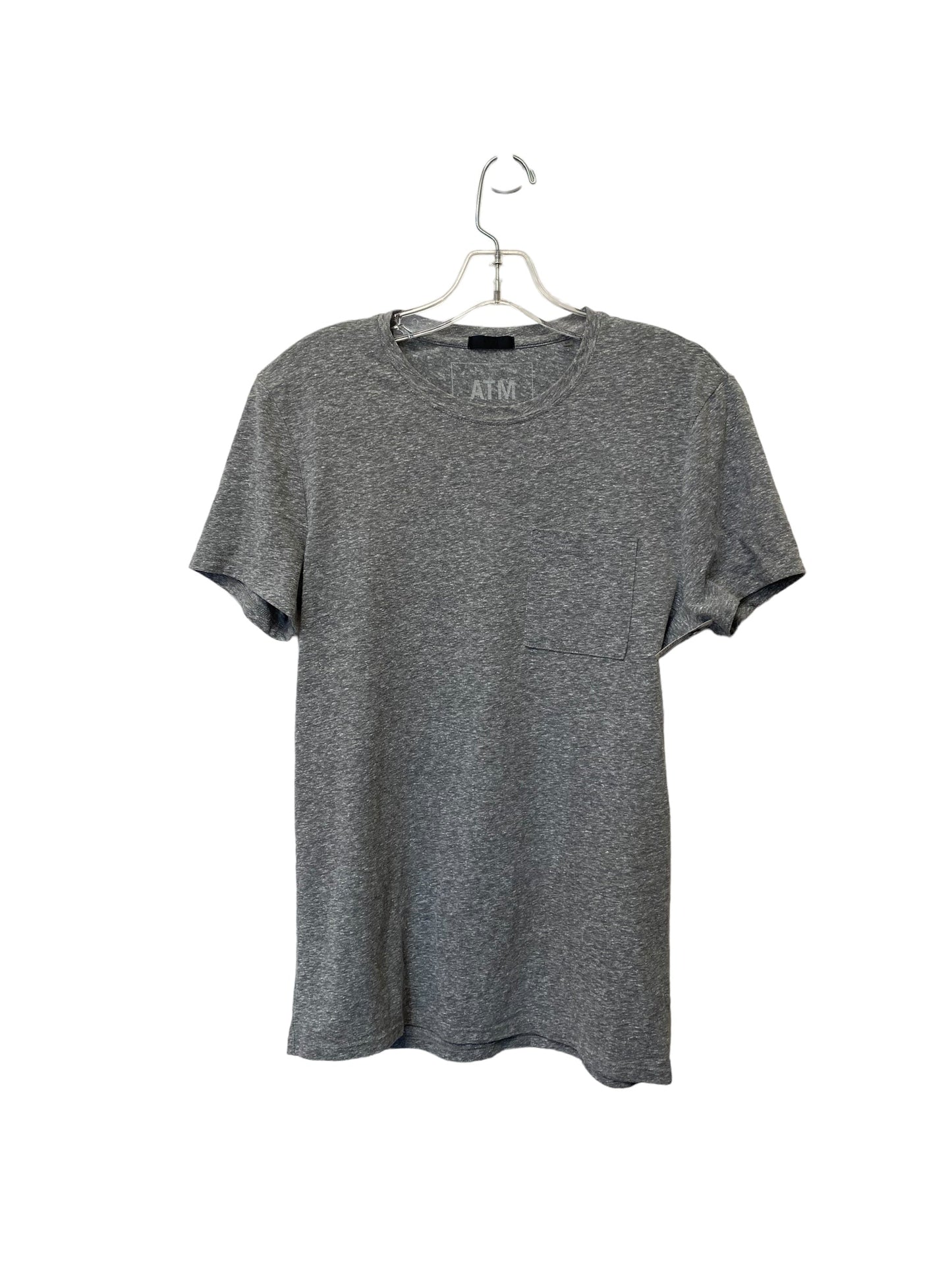 Grey Top Short Sleeve Atm, Size S