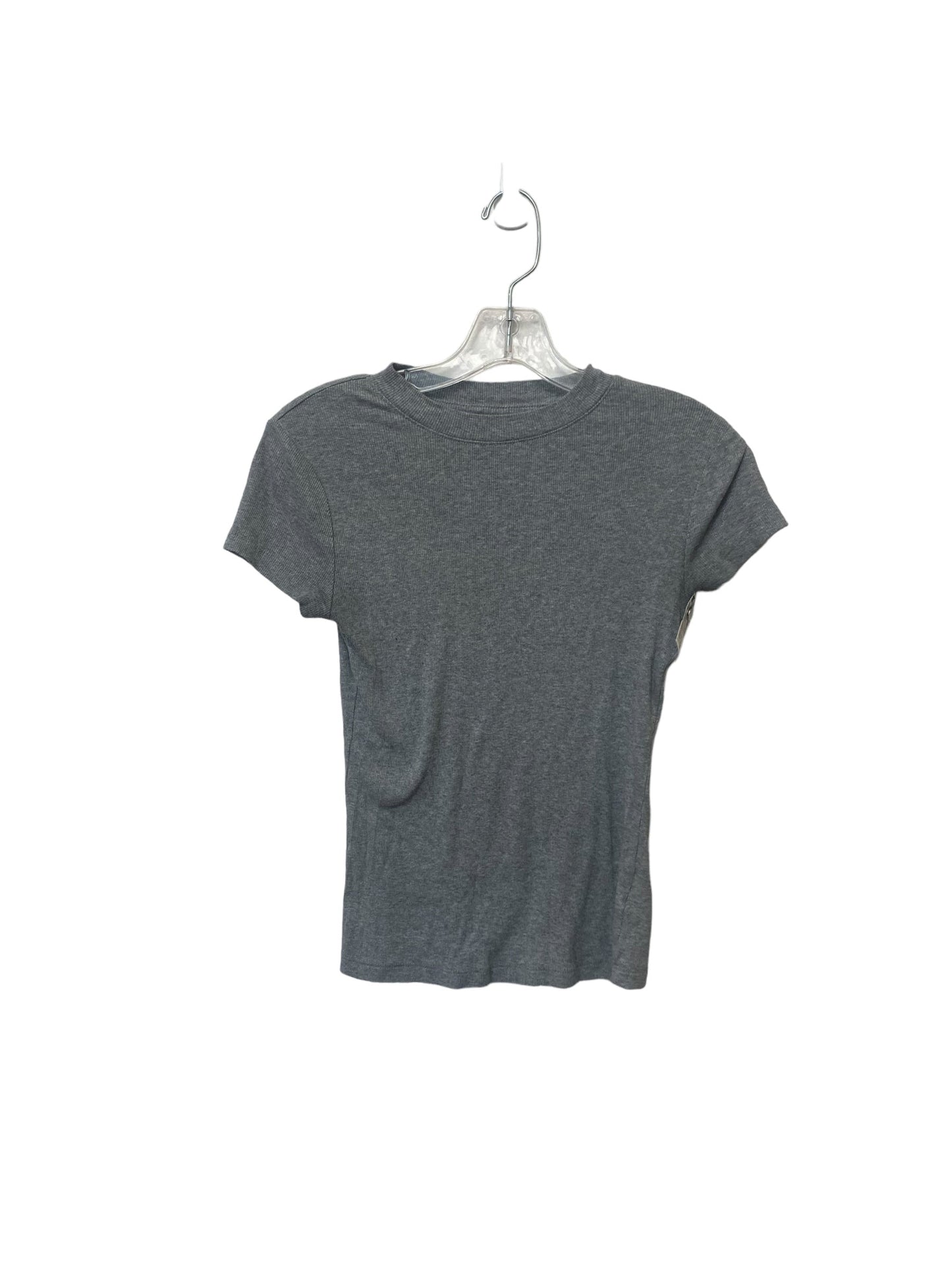 Grey Top Short Sleeve A New Day, Size Xs