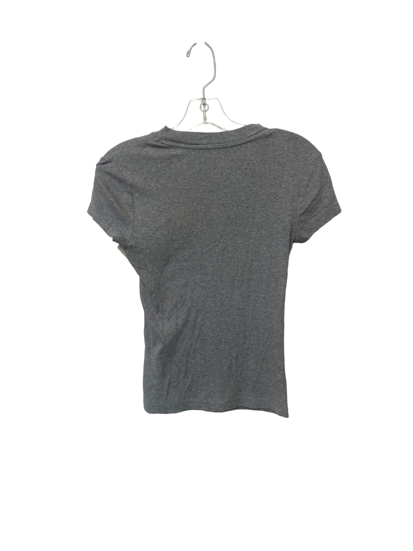 Grey Top Short Sleeve A New Day, Size Xs