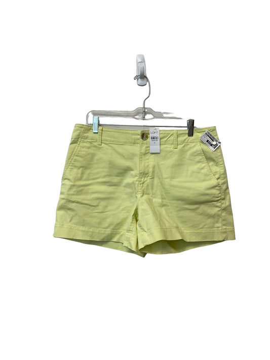 Yellow Shorts Loft, Size 8