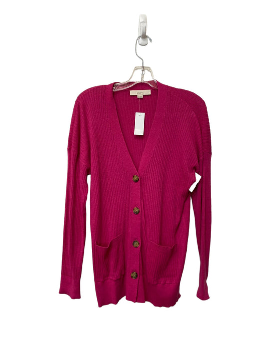 Pink Cardigan Loft, Size S