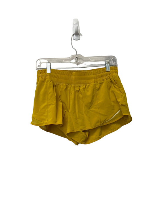 Yellow Athletic Shorts Lululemon, Size 10