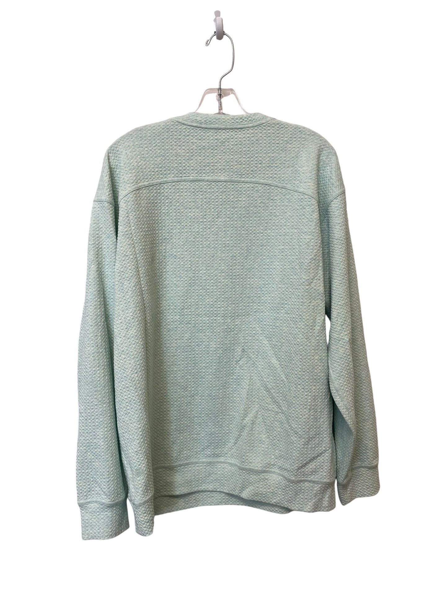 Sweatshirt Crewneck By Lululemon In Teal, Size: S