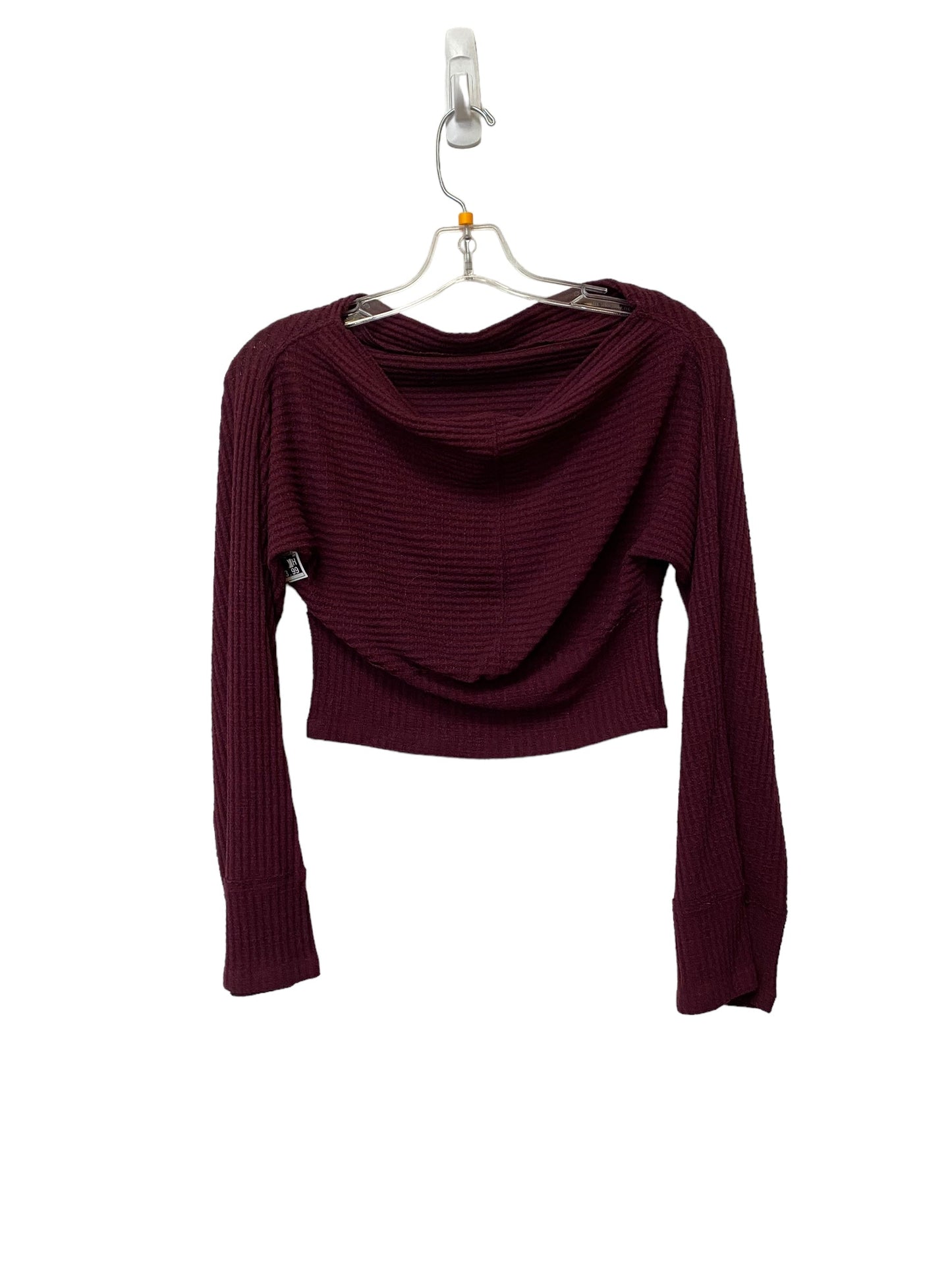 Top Long Sleeve By We The Free In Purple, Size: Xs