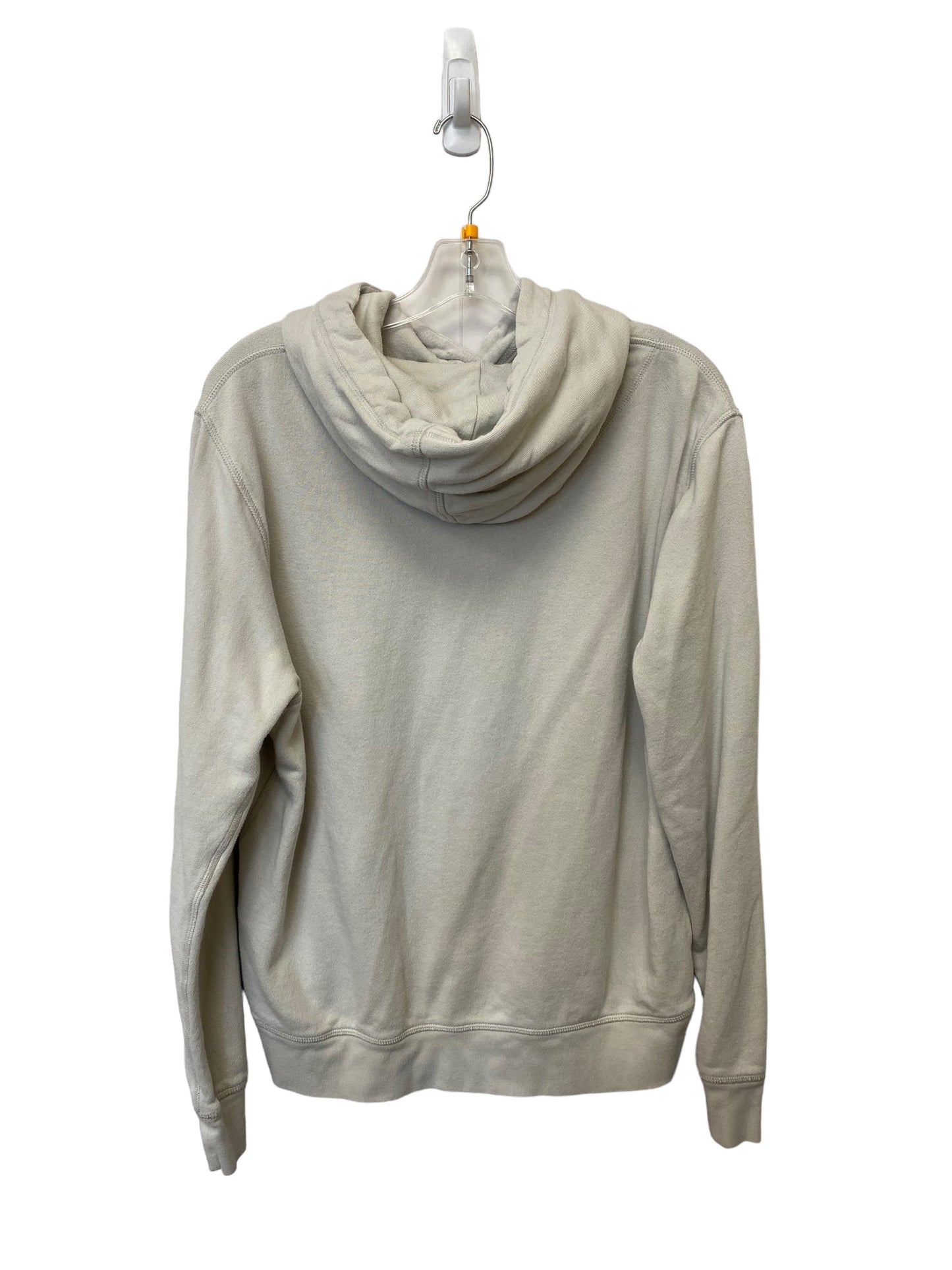 Sweatshirt Hoodie By Madewell In Cream, Size: M